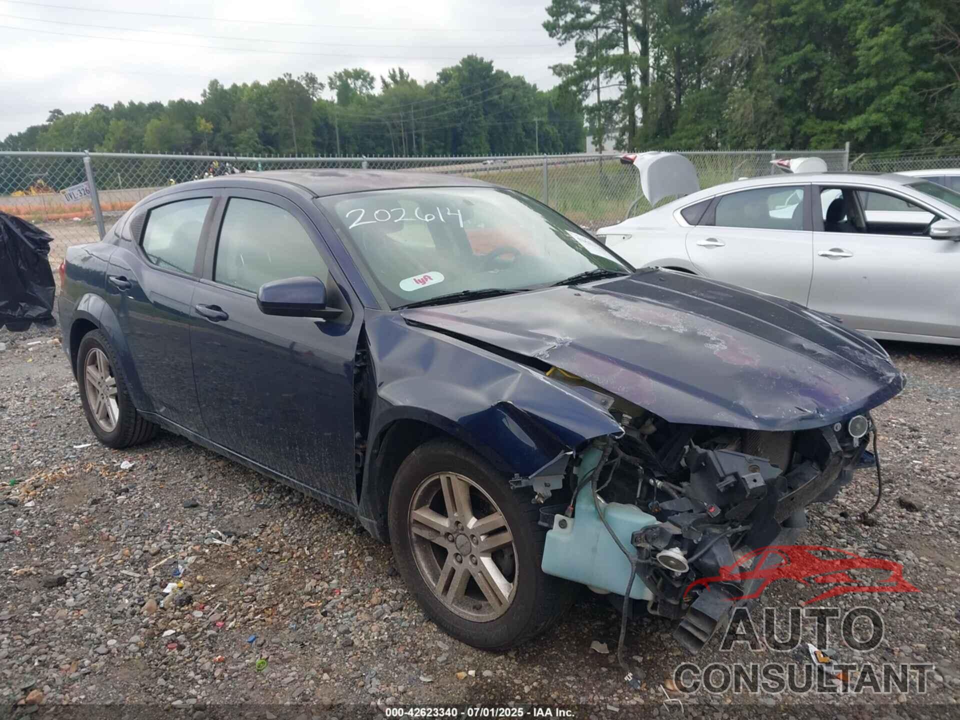 DODGE AVENGER 2013 - 1C3CDZCB5DN594360