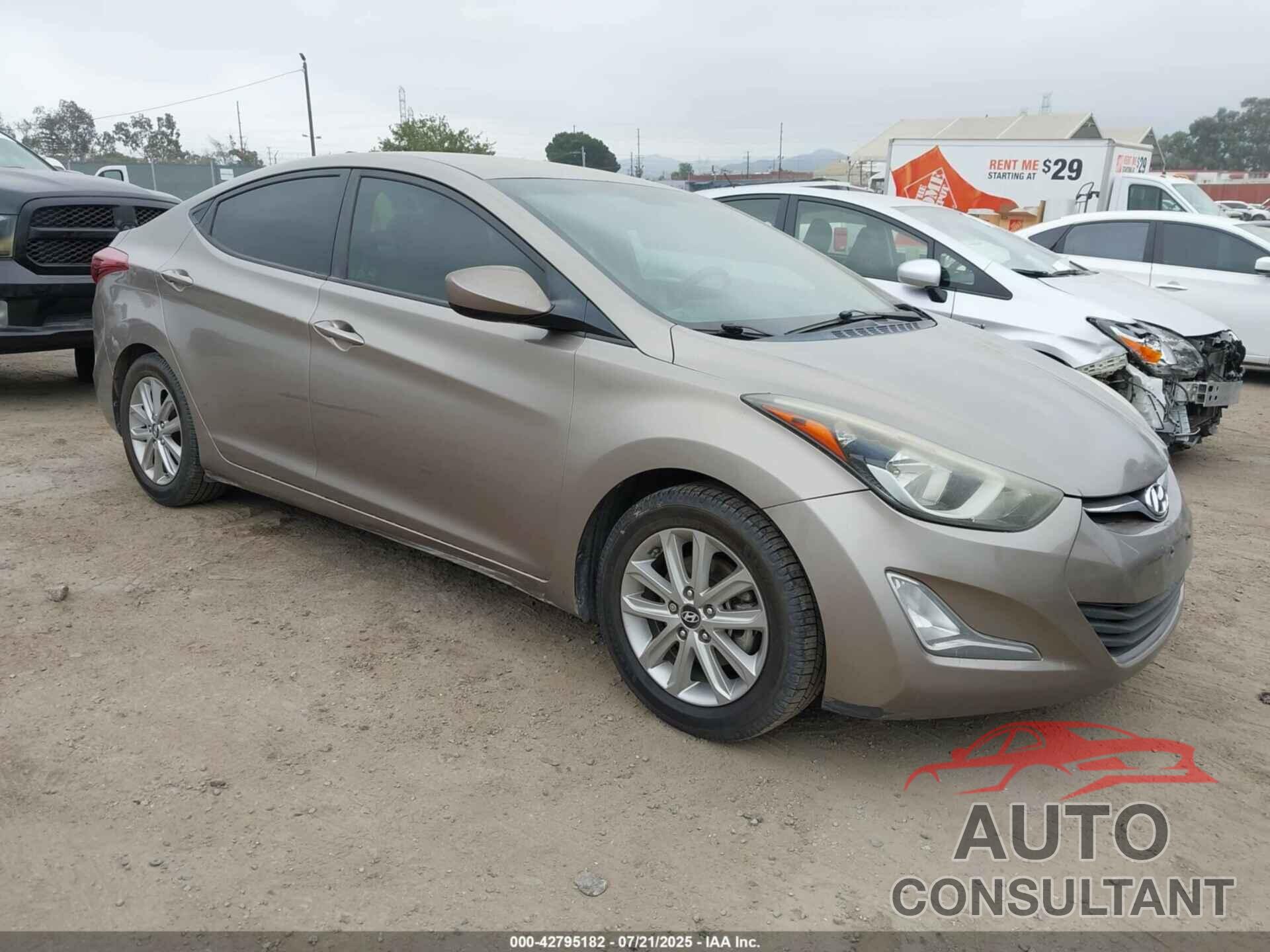 HYUNDAI ELANTRA 2016 - 5NPDH4AE1GH773973