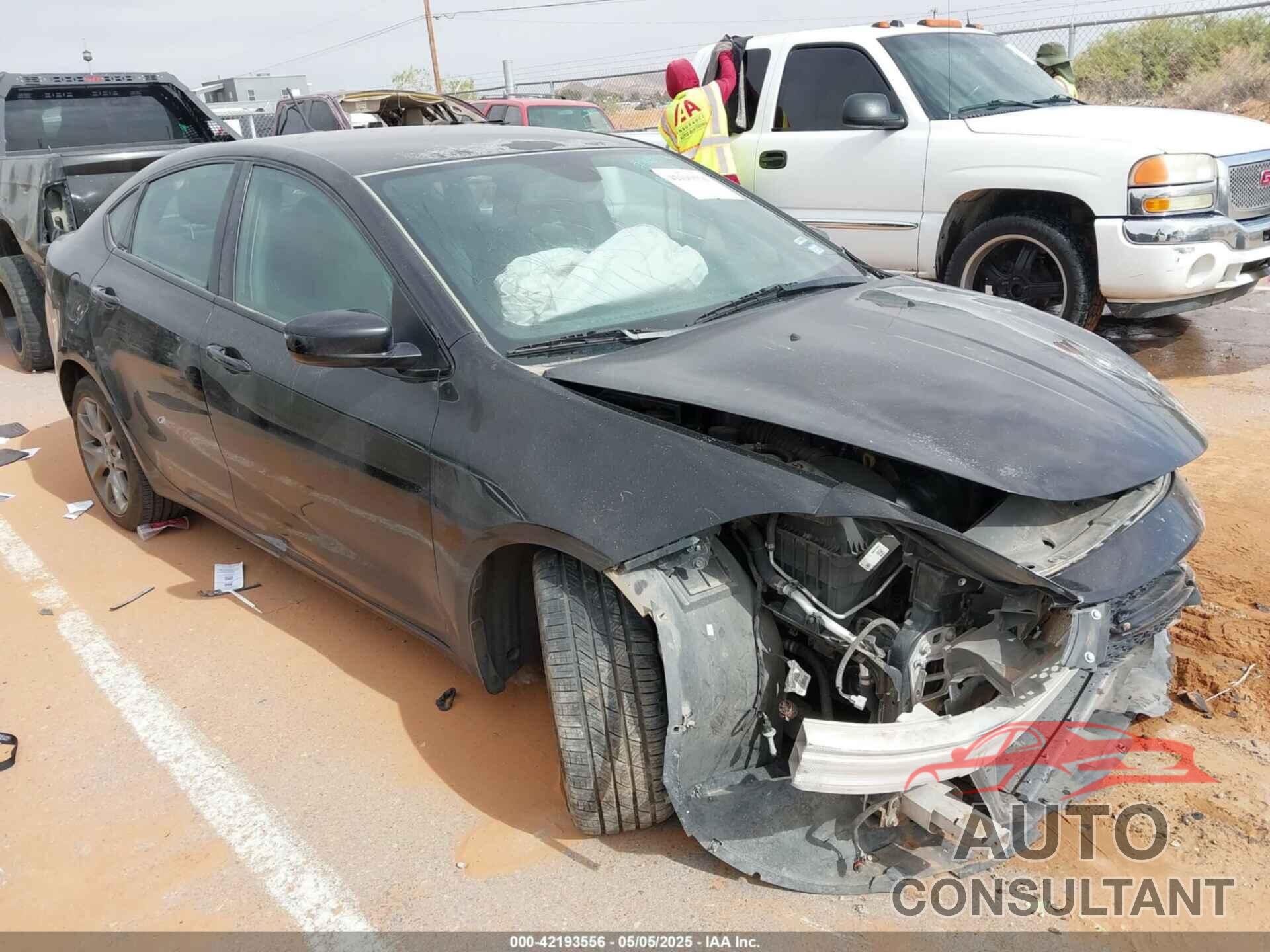 DODGE DART 2015 - 1C3CDFBB7FD213245