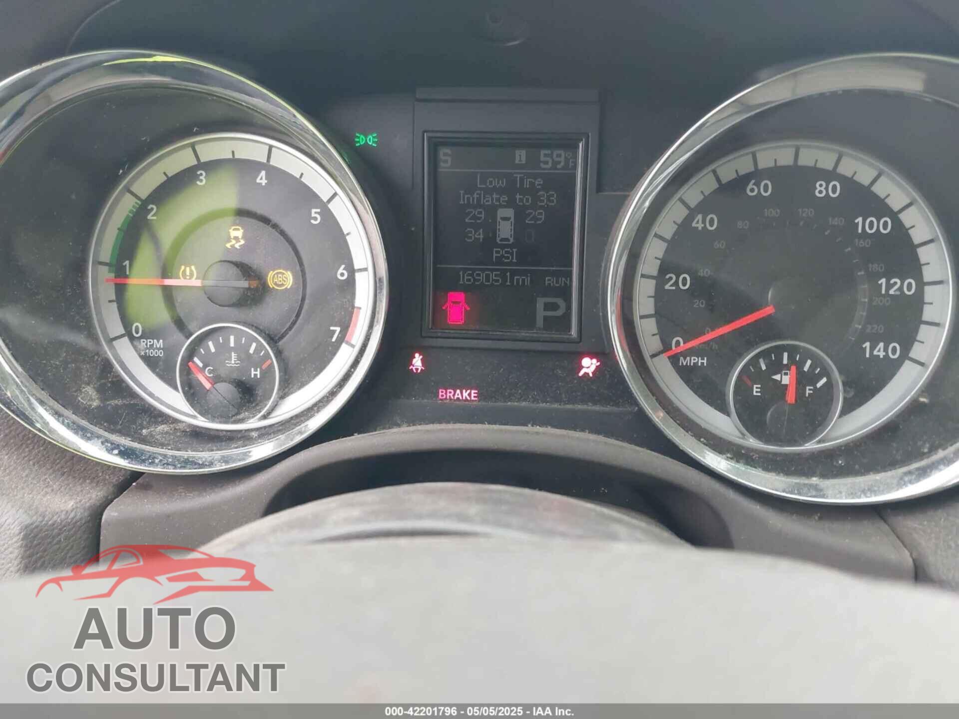 DODGE DURANGO 2013 - 1C4RDJDGXDC693933