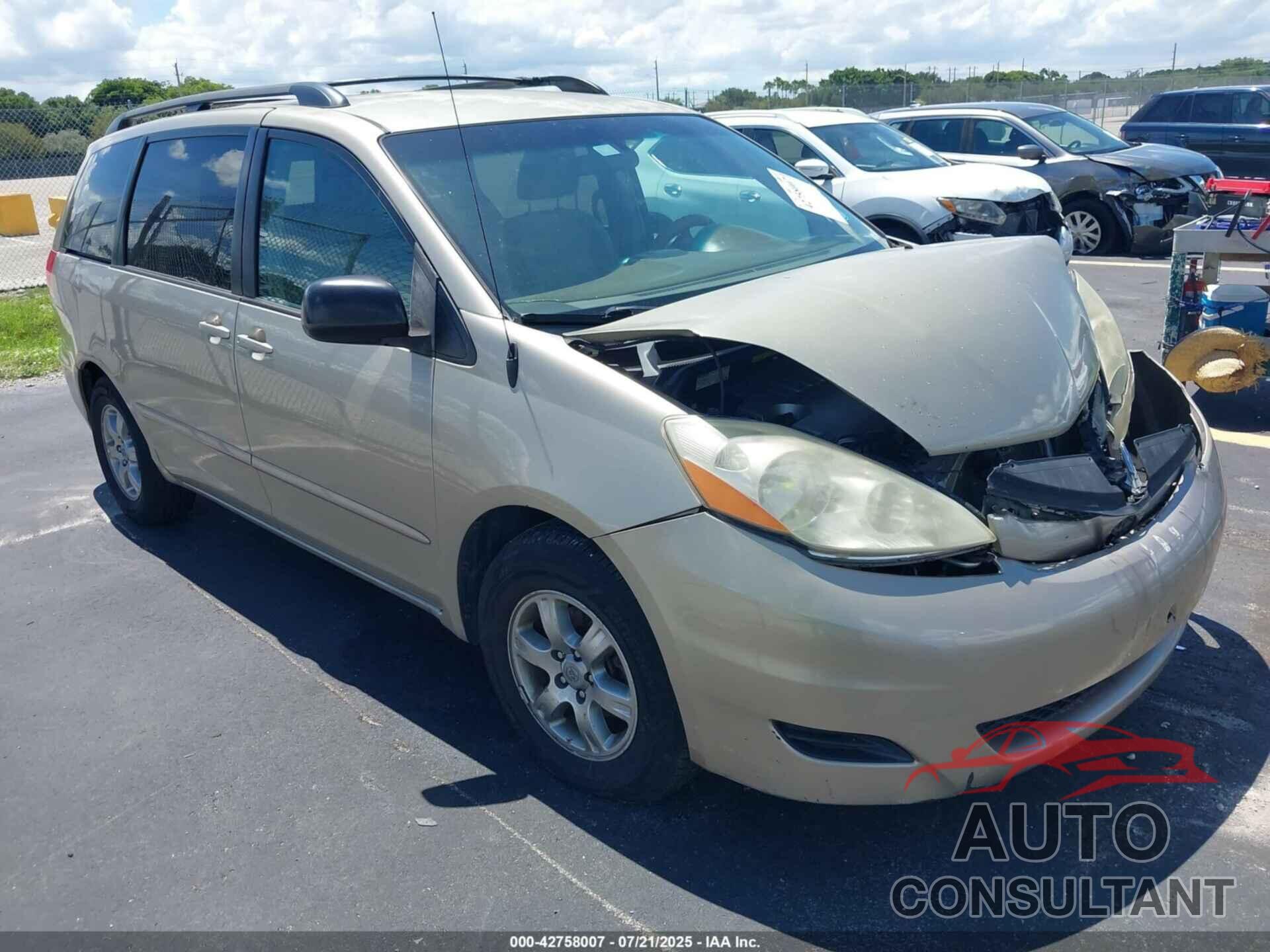 TOYOTA SIENNA 2009 - 5TDZK23C49S281667