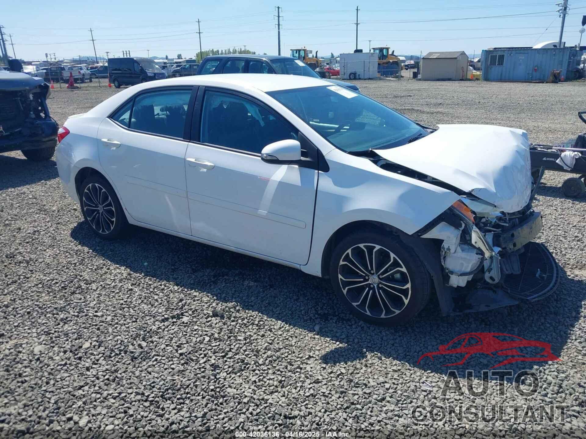 TOYOTA COROLLA 2016 - 2T1BURHE0GC576785