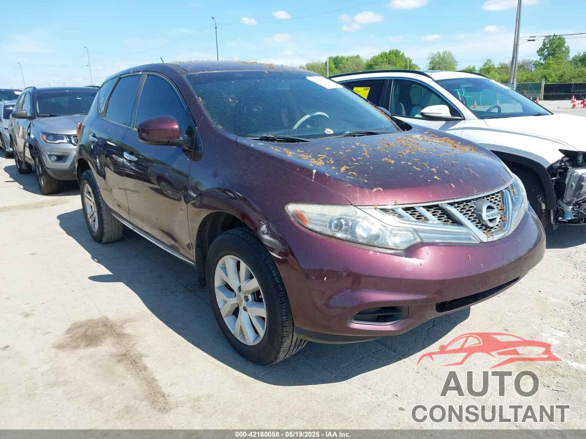 NISSAN MURANO 2013 - JN8AZ1MU9DW209970