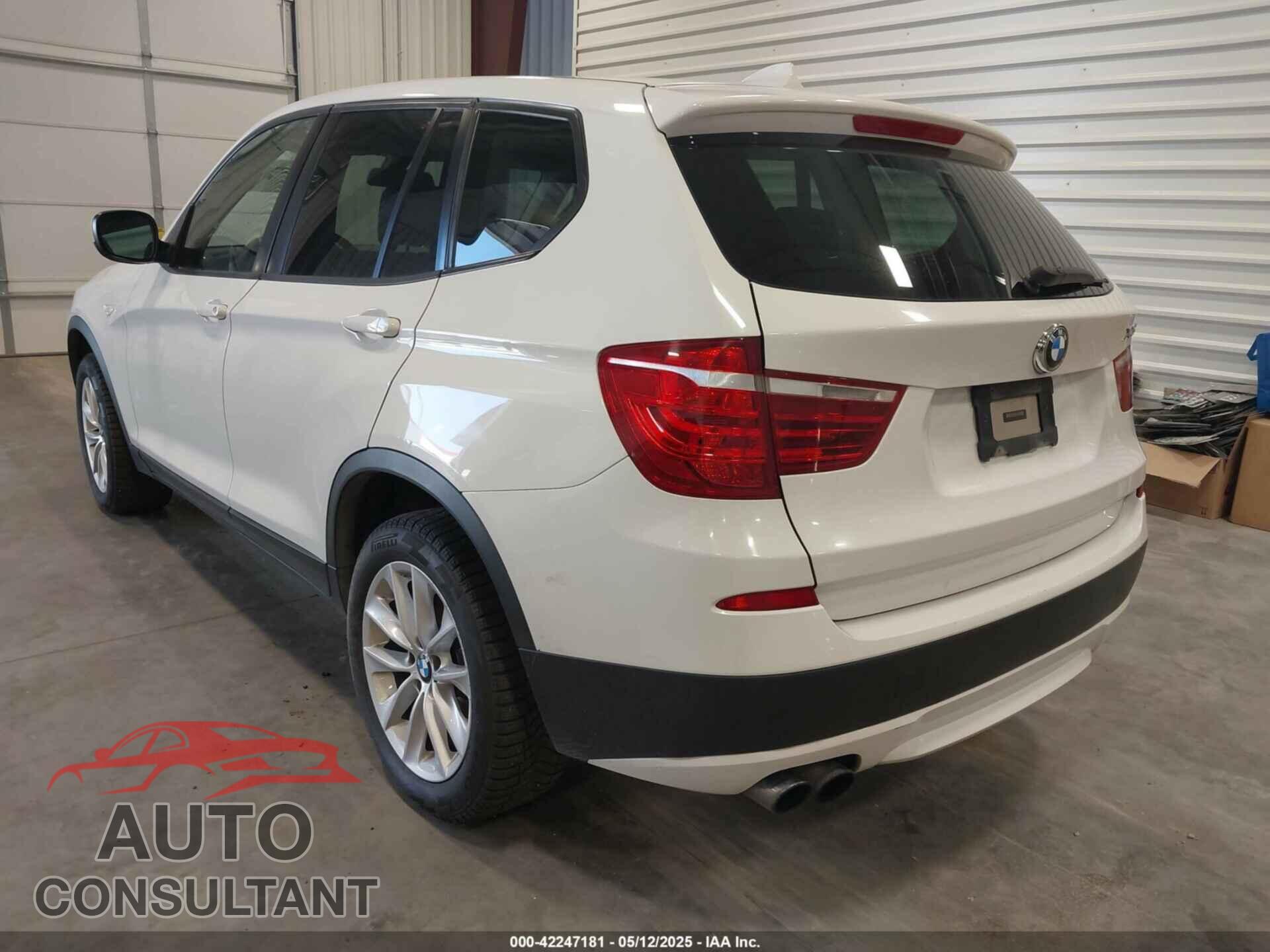 BMW X3 2013 - 5UXWX9C5XD0A12987