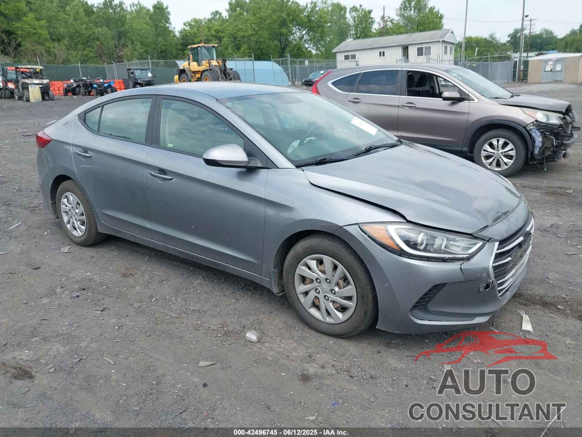 HYUNDAI ELANTRA 2018 - KMHD74LF6JU623598
