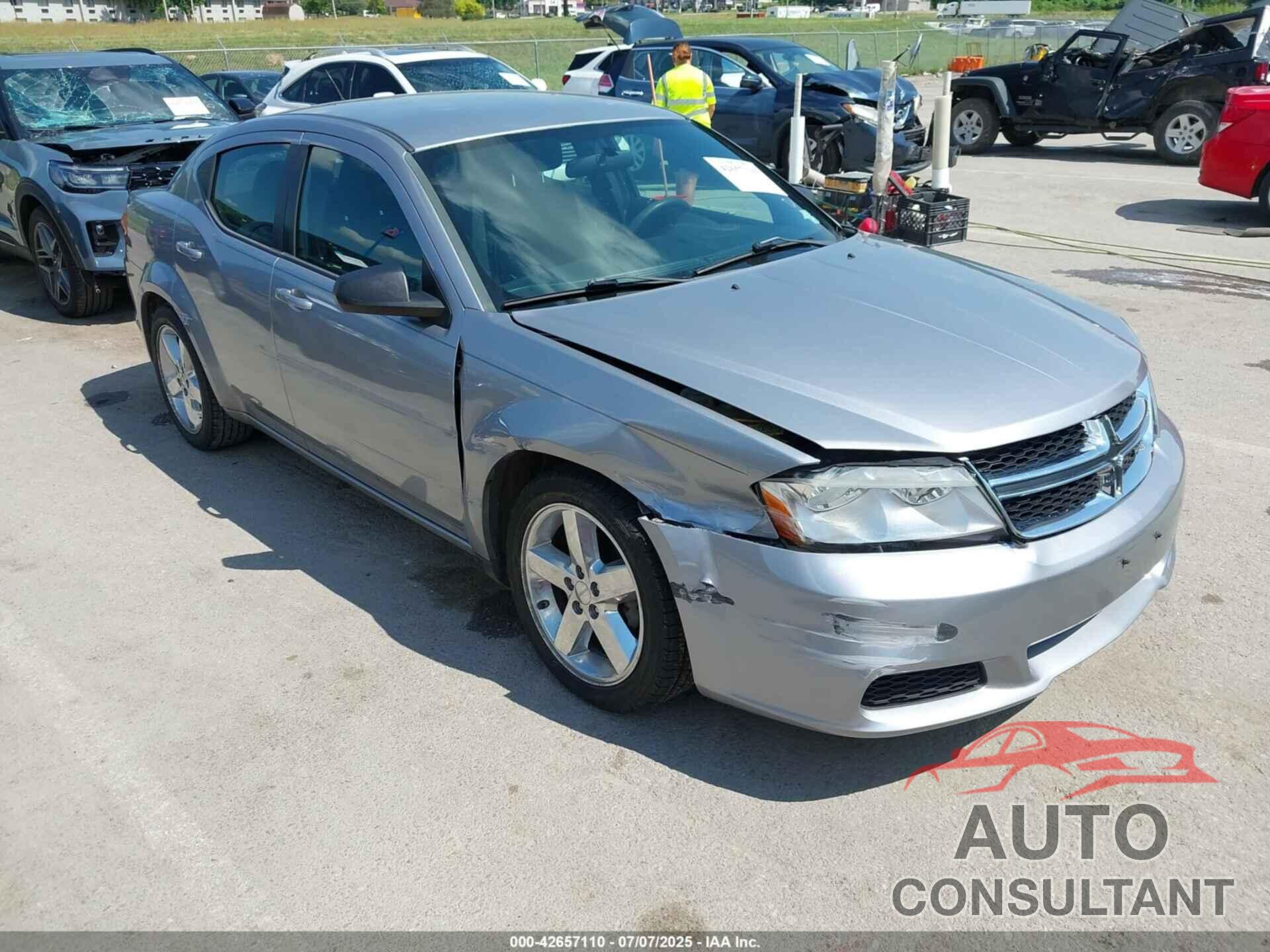 DODGE AVENGER 2013 - 1C3CDZAB7DN621562