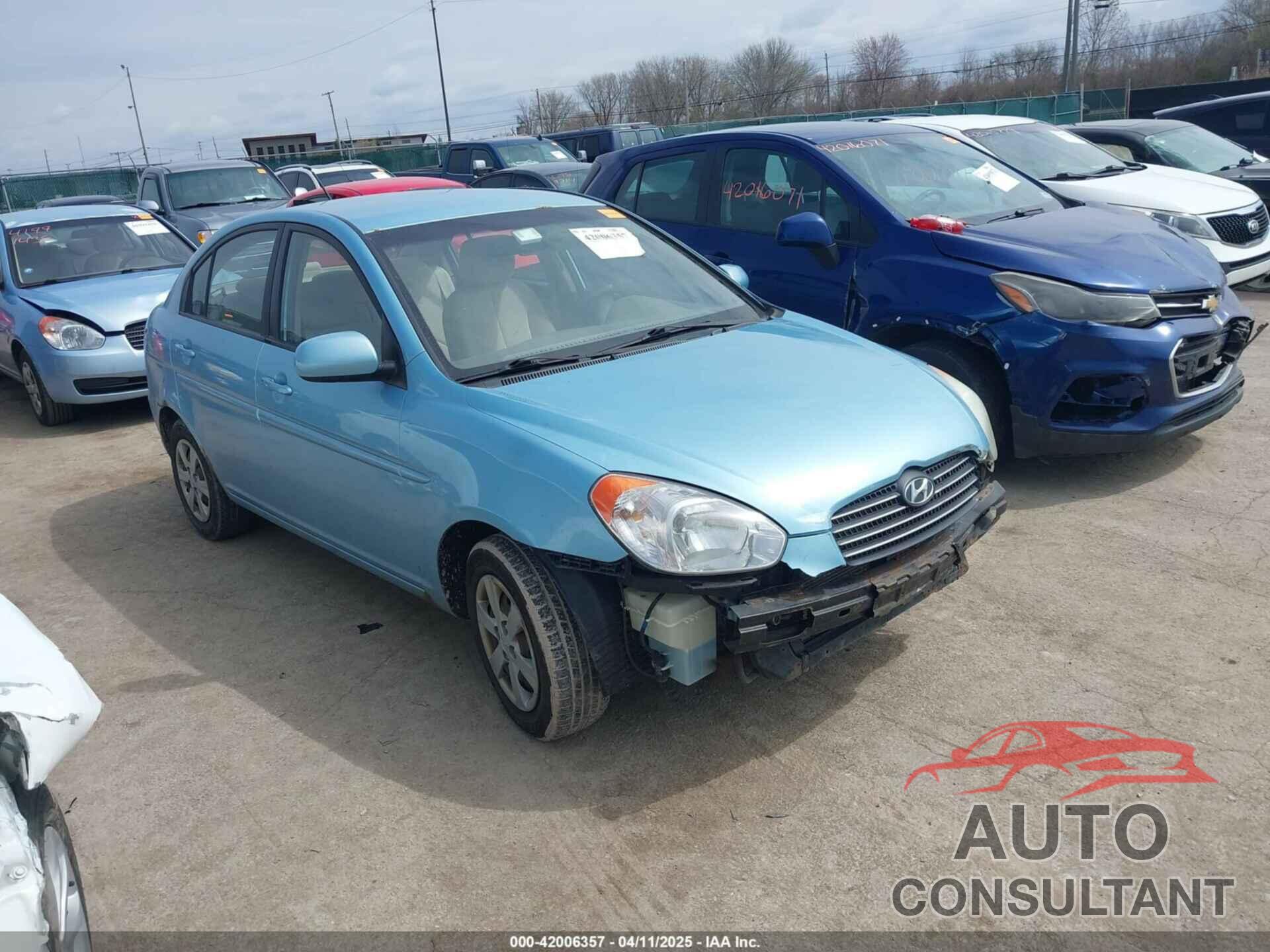 HYUNDAI ACCENT 2010 - KMHCN4AC4AU427993