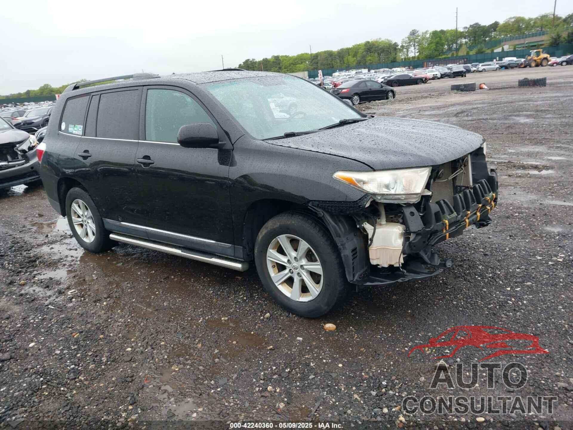 TOYOTA HIGHLANDER 2012 - 5TDBK3EH1CS100953