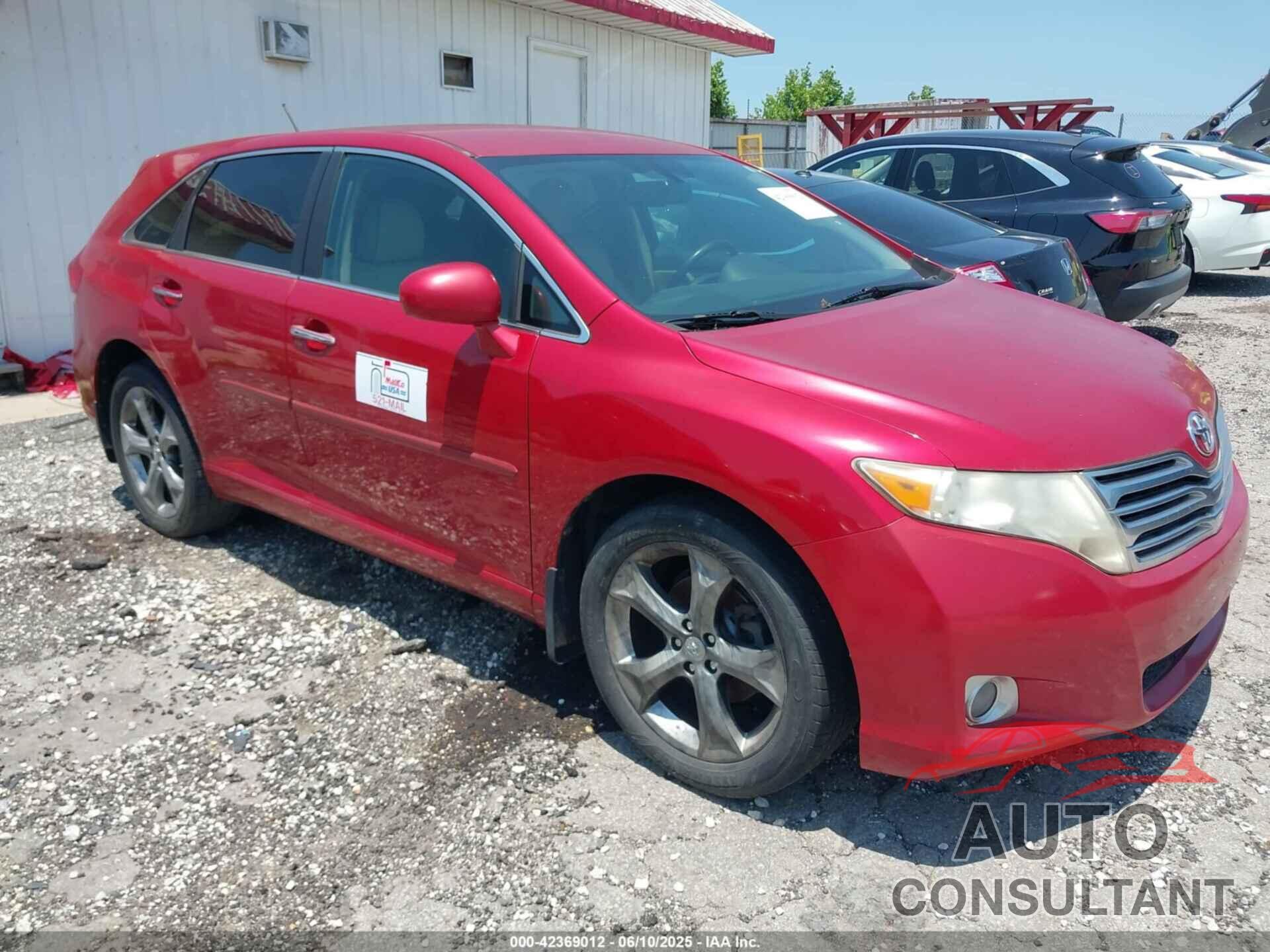 TOYOTA VENZA 2009 - 4T3ZK11A09U017615