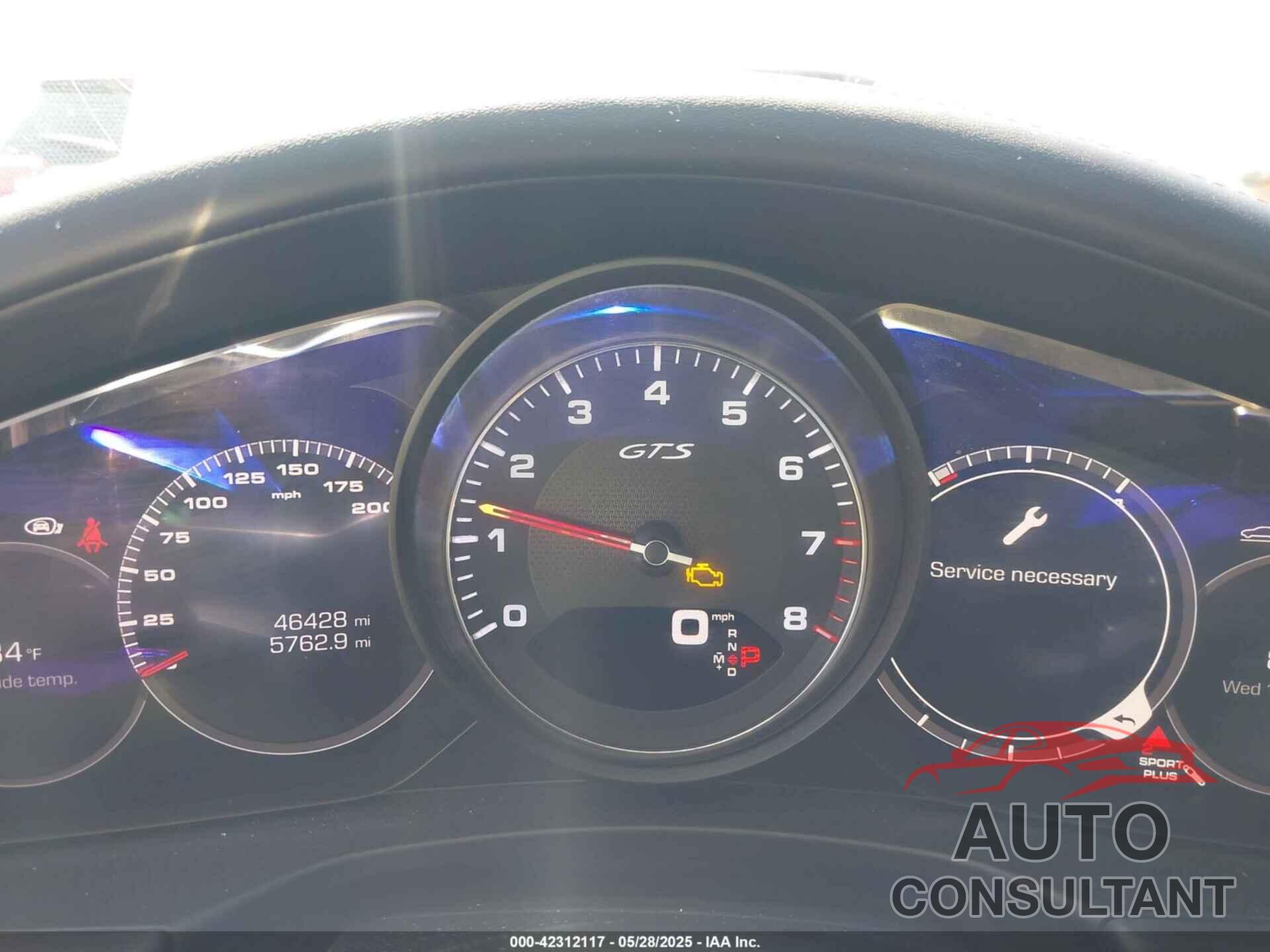 PORSCHE PANAMERA 2019 - WP0AG2A74KL139332
