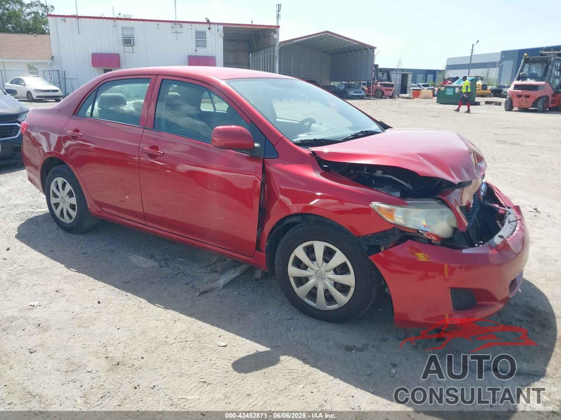 TOYOTA COROLLA 2009 - JTDBL40E09J017228
