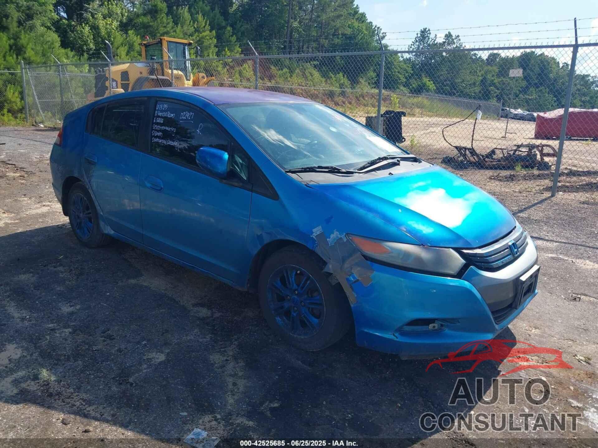 HONDA INSIGHT 2010 - JHMZE2H77AS022927