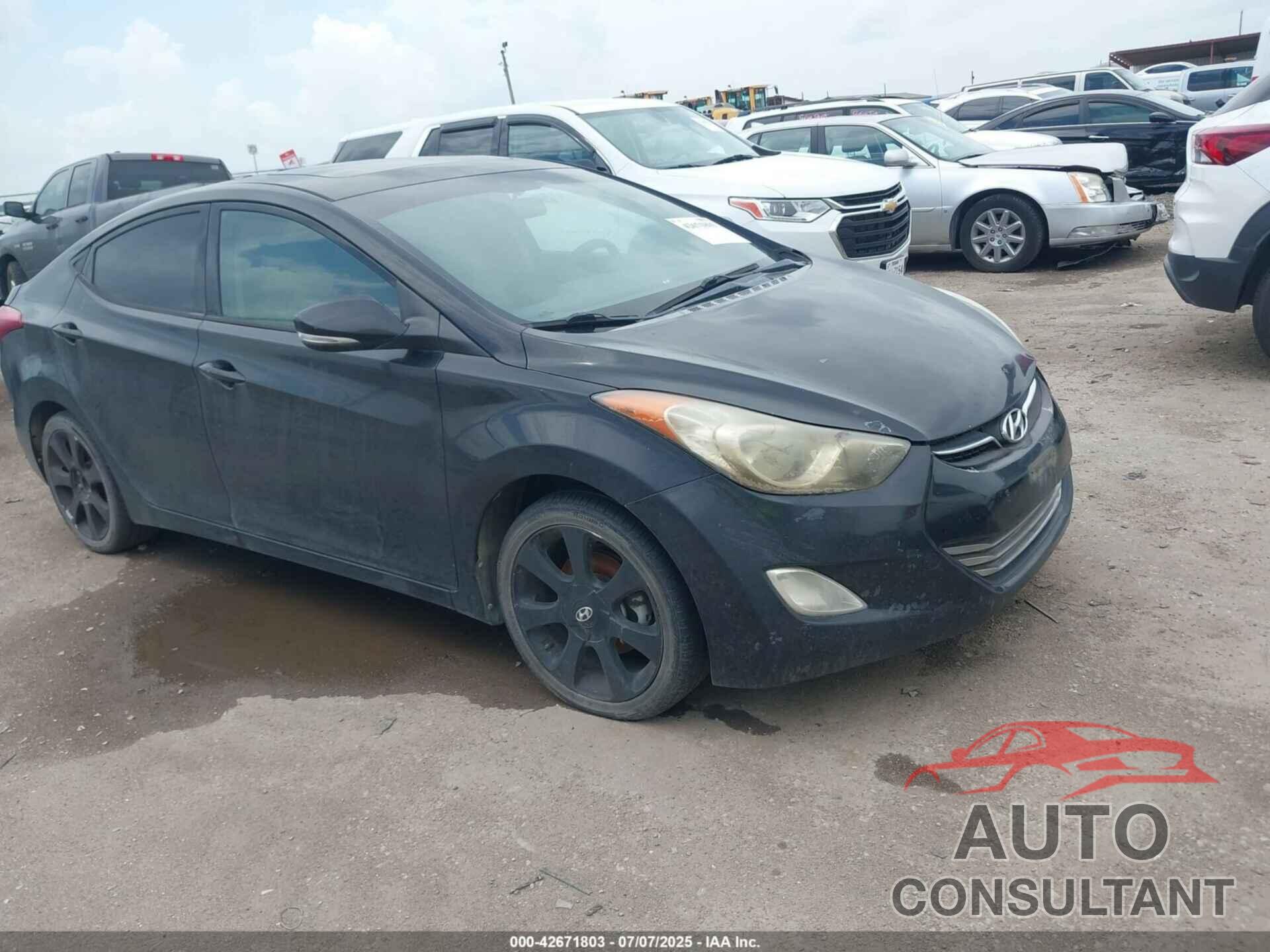 HYUNDAI ELANTRA 2013 - KMHDH4AEXDU842351