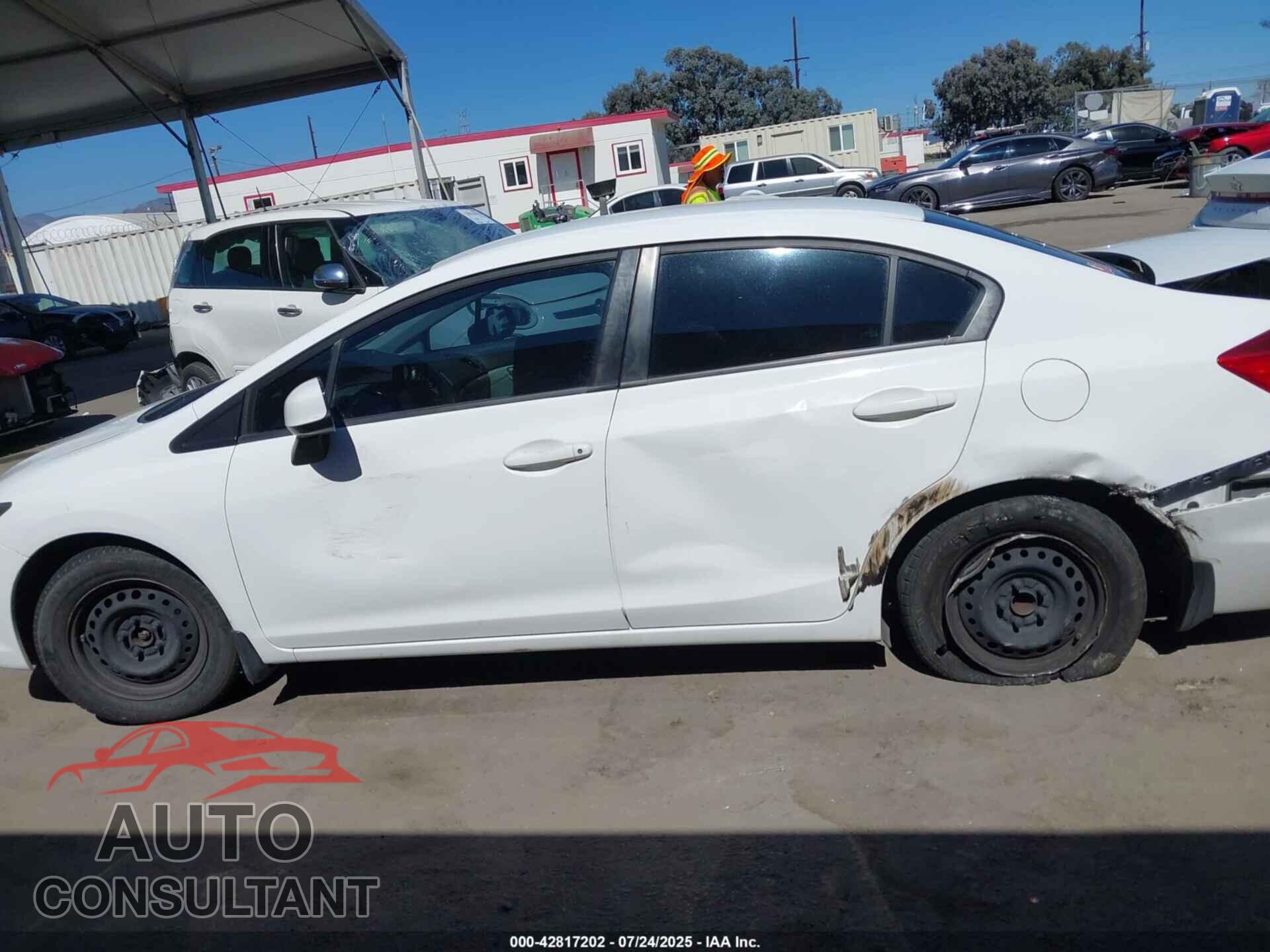 HONDA CIVIC 2012 - 19XFB2F53CE386590