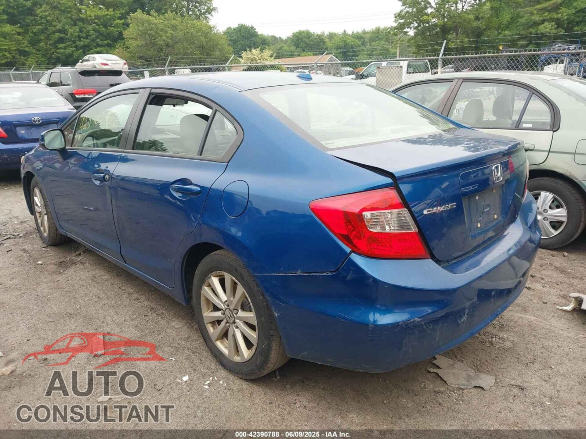 HONDA CIVIC 2012 - 19XFB2F93CE339904