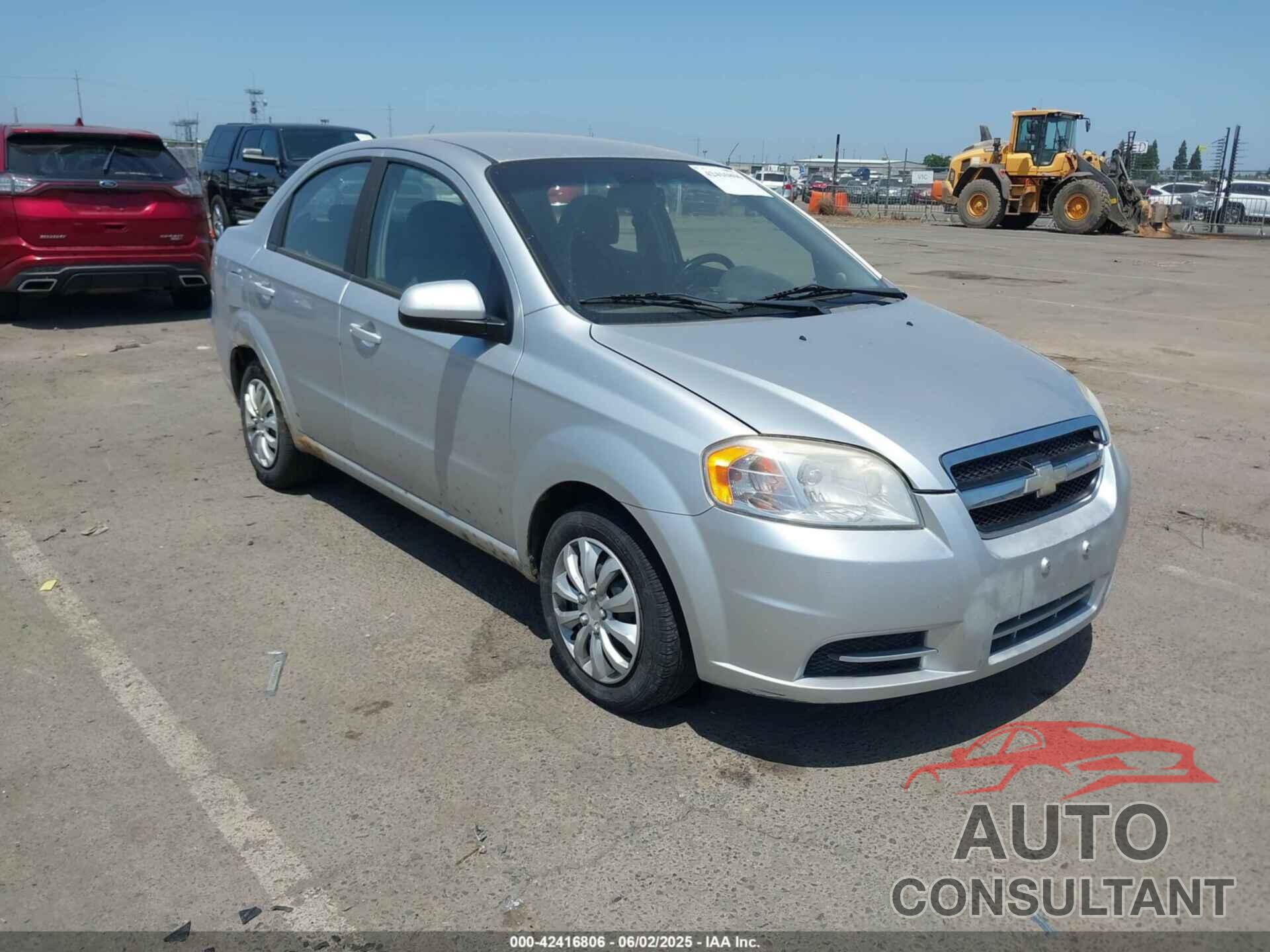 CHEVROLET AVEO 2011 - KL1TD5DE6BB141559
