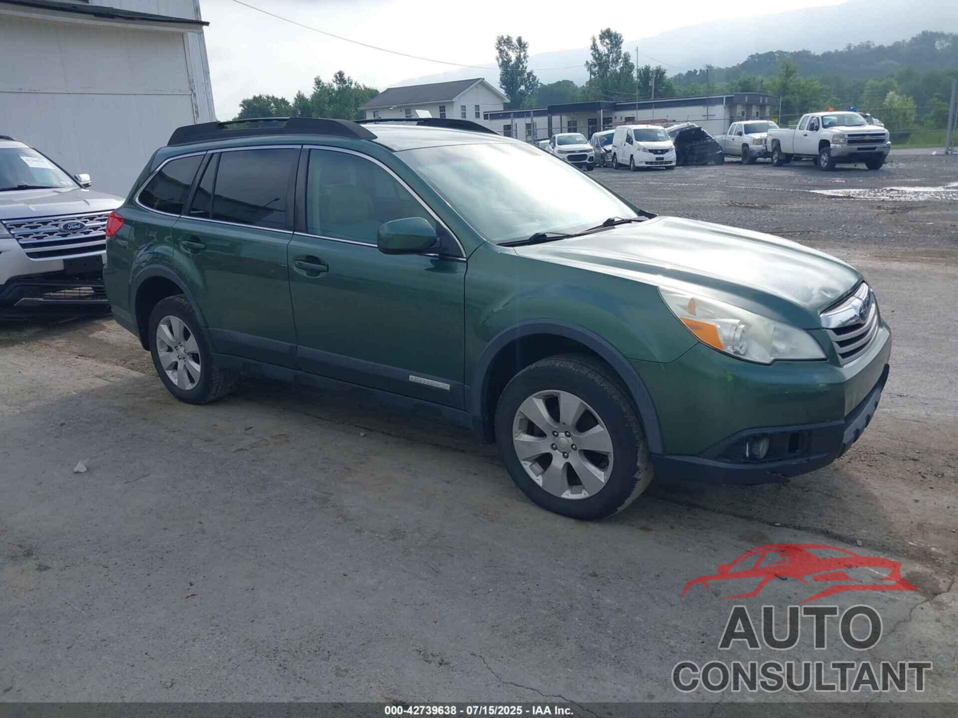 SUBARU OUTBACK 2011 - 4S4BRBCCXB3436187