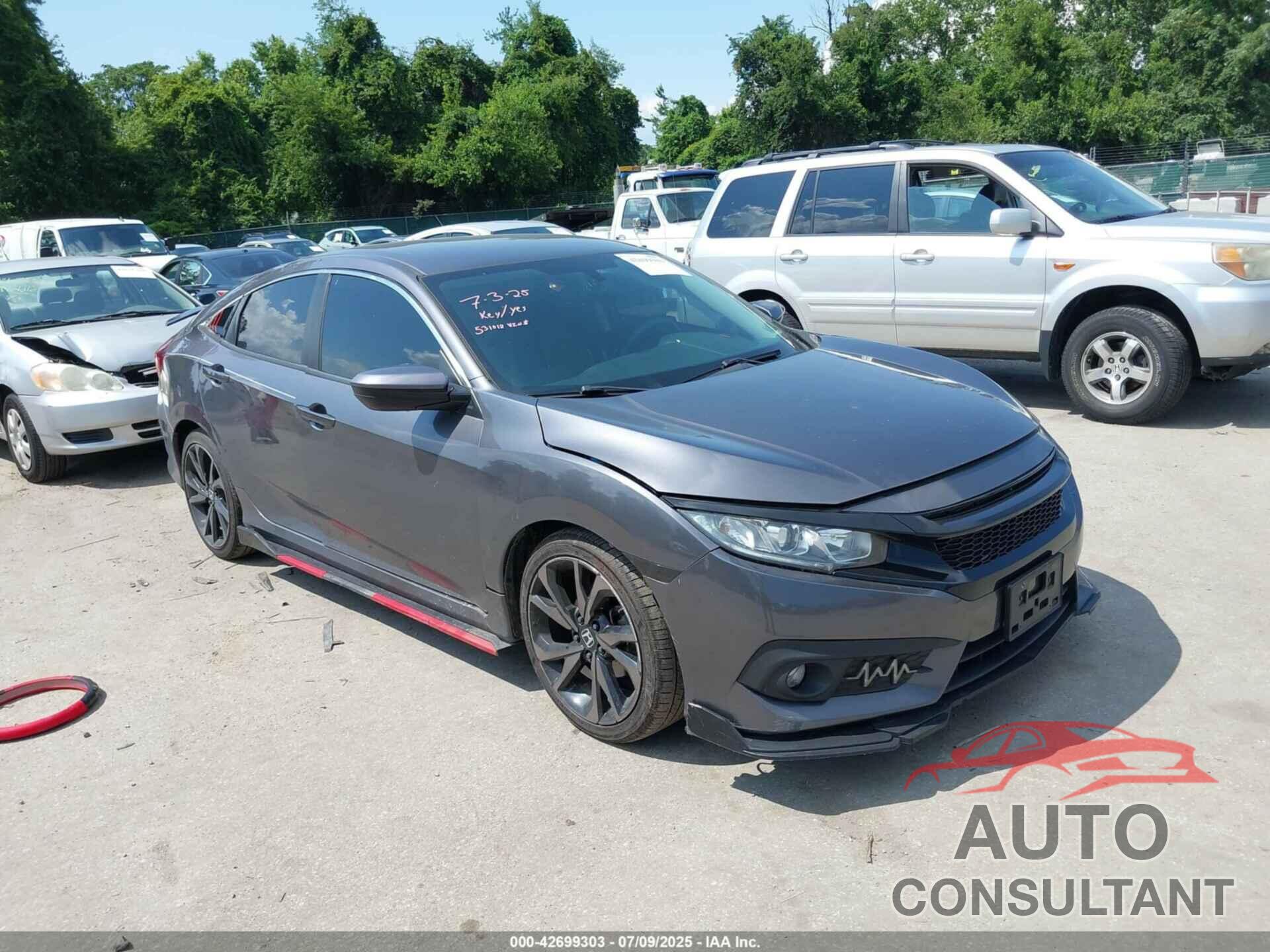 HONDA CIVIC 2017 - 2HGFC2F57HH531012