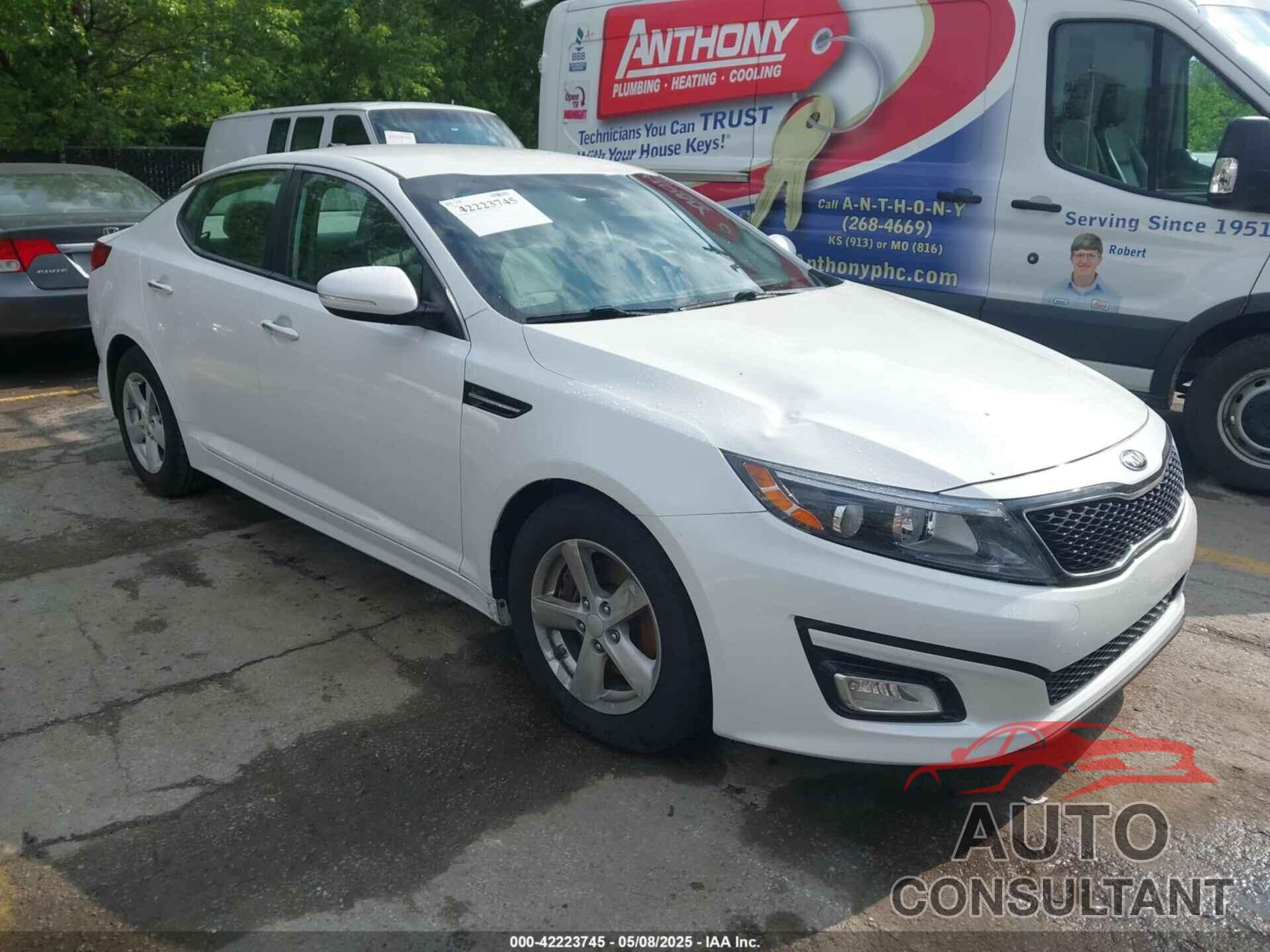 KIA OPTIMA 2015 - KNAGM4A79F5555866