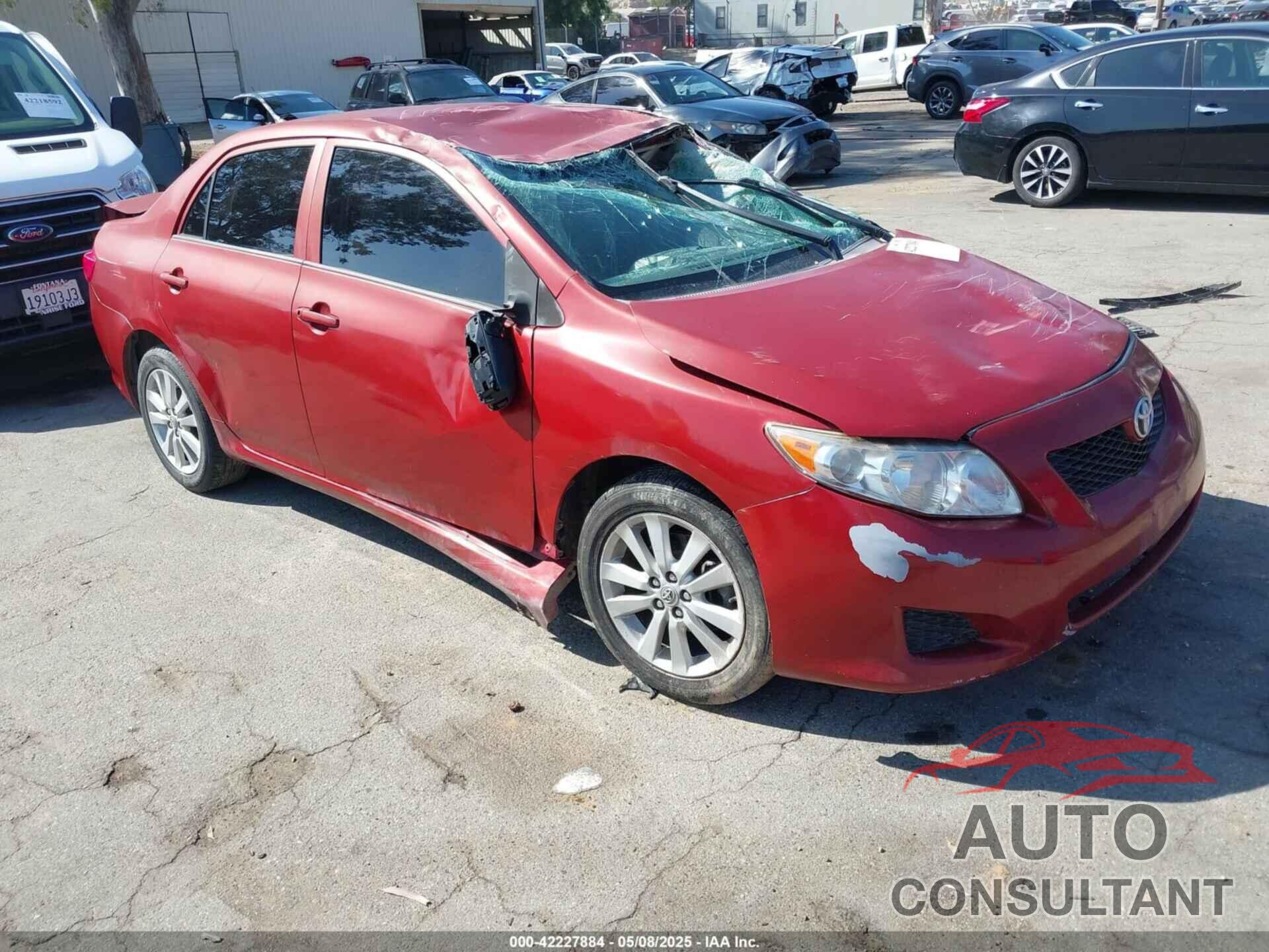 TOYOTA COROLLA 2009 - 1NXBU40E79Z073304