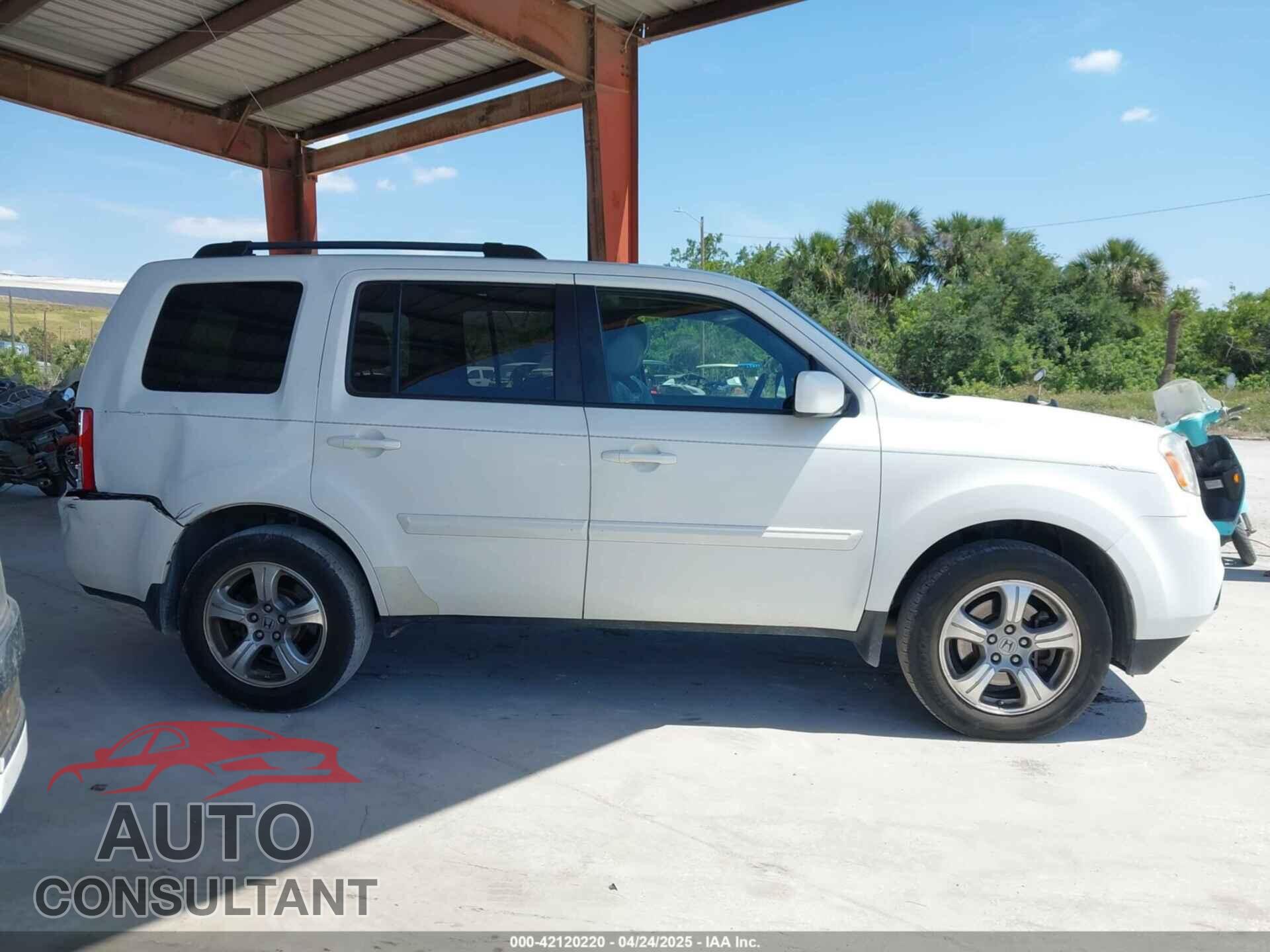 HONDA PILOT 2012 - 5FNYF3H58CB014754