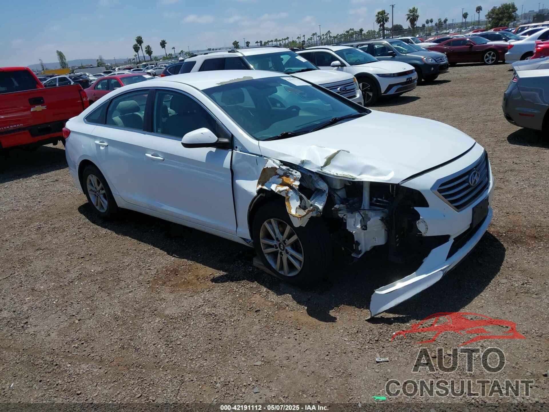 HYUNDAI SONATA 2016 - 5NPE24AFXGH396493