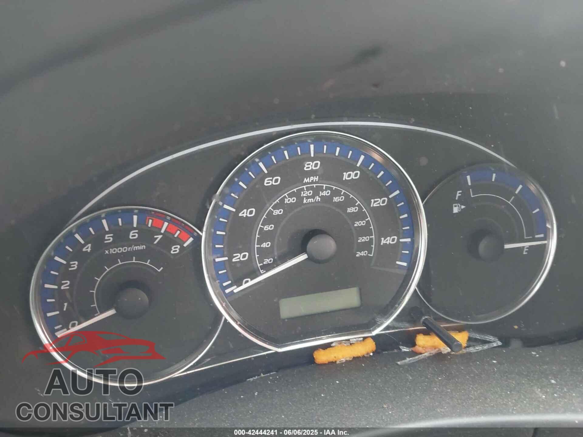 SUBARU FORESTER 2012 - JF2SHBBC6CH408417