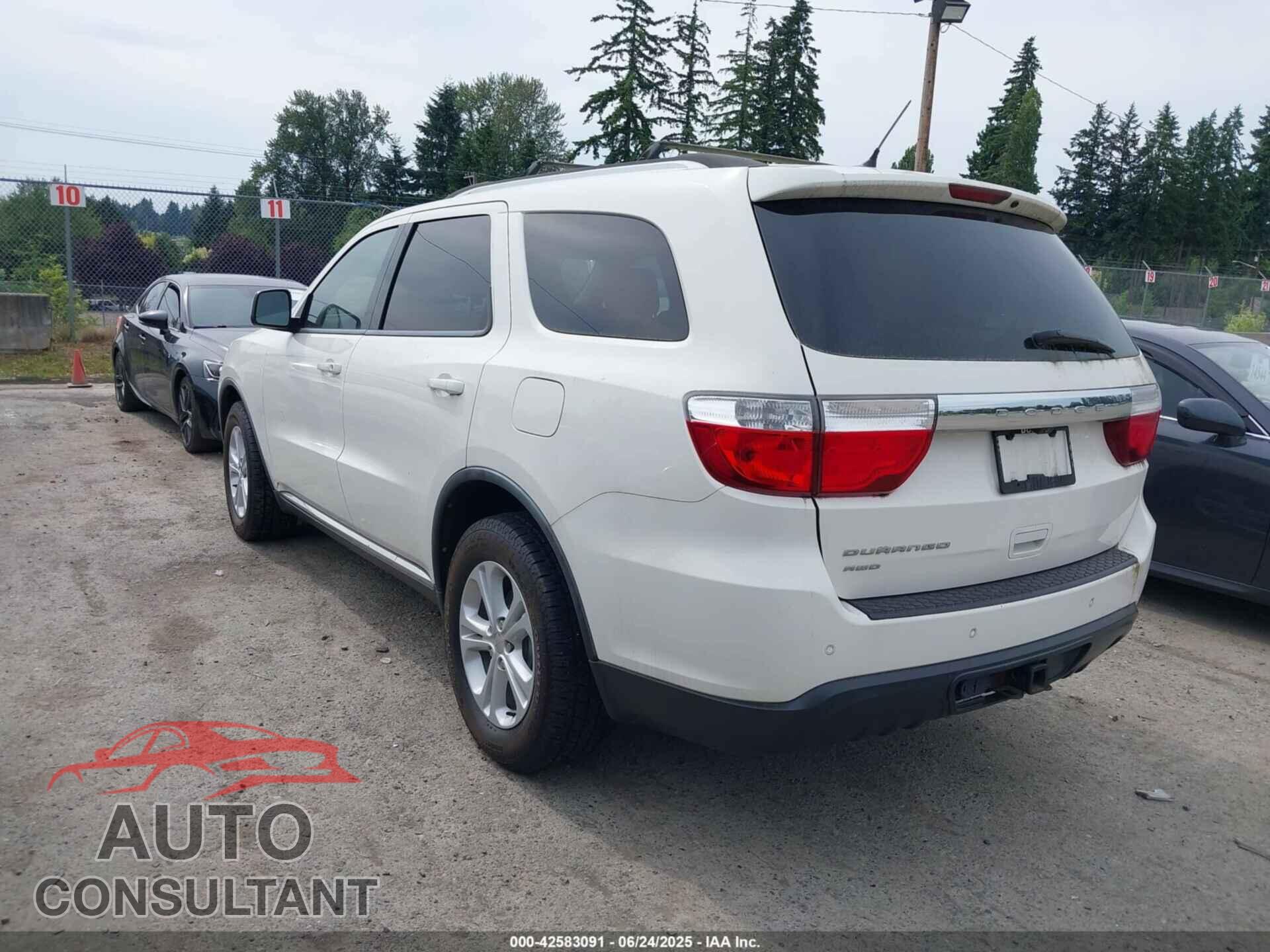 DODGE DURANGO 2011 - 1D4RE2GG0BC712245