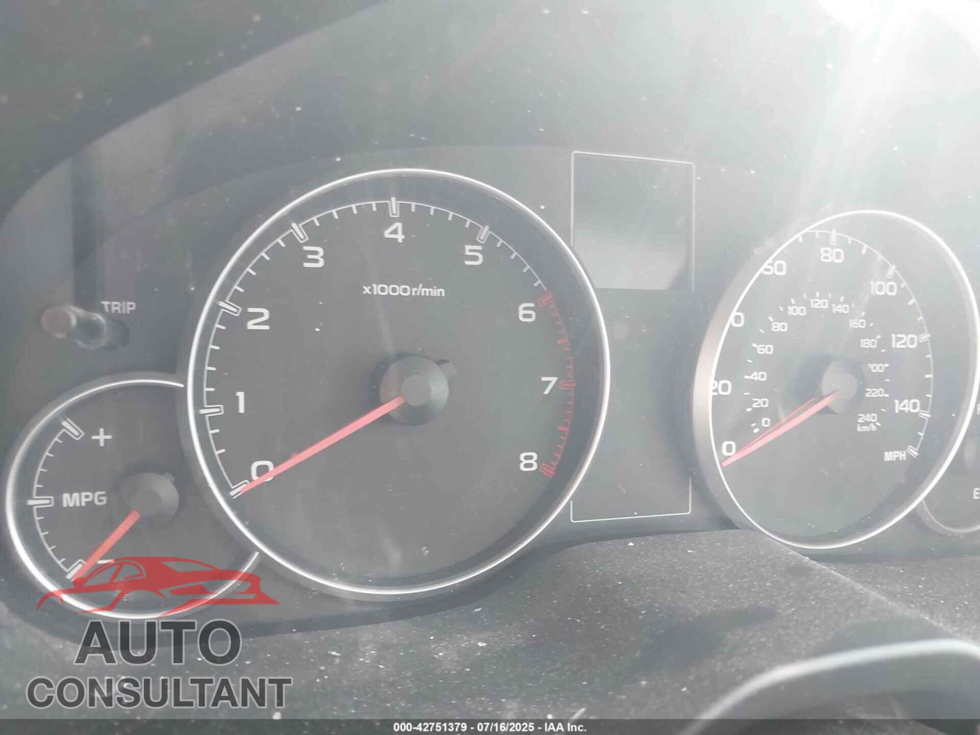 SUBARU OUTBACK 2013 - 4S4BRBAC4D3201712