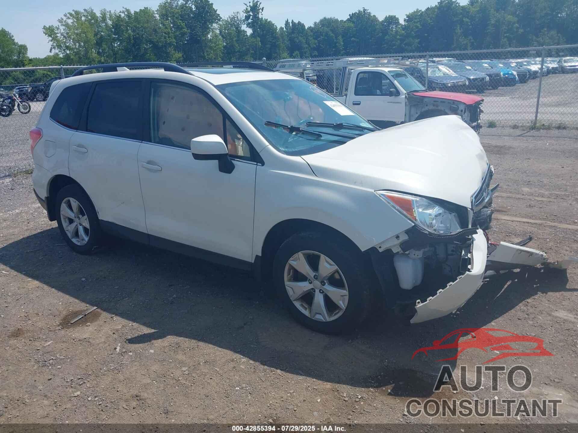 SUBARU FORESTER 2016 - JF2SJAHC9GH558923