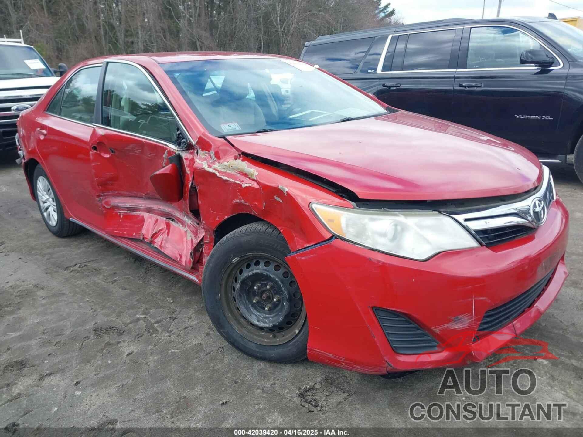 TOYOTA CAMRY 2012 - 4T4BF1FK3CR204294