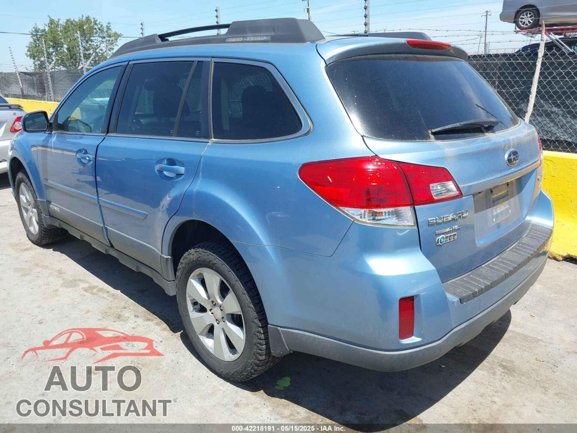 SUBARU OUTBACK 2011 - 4S4BRBGC2B3445542