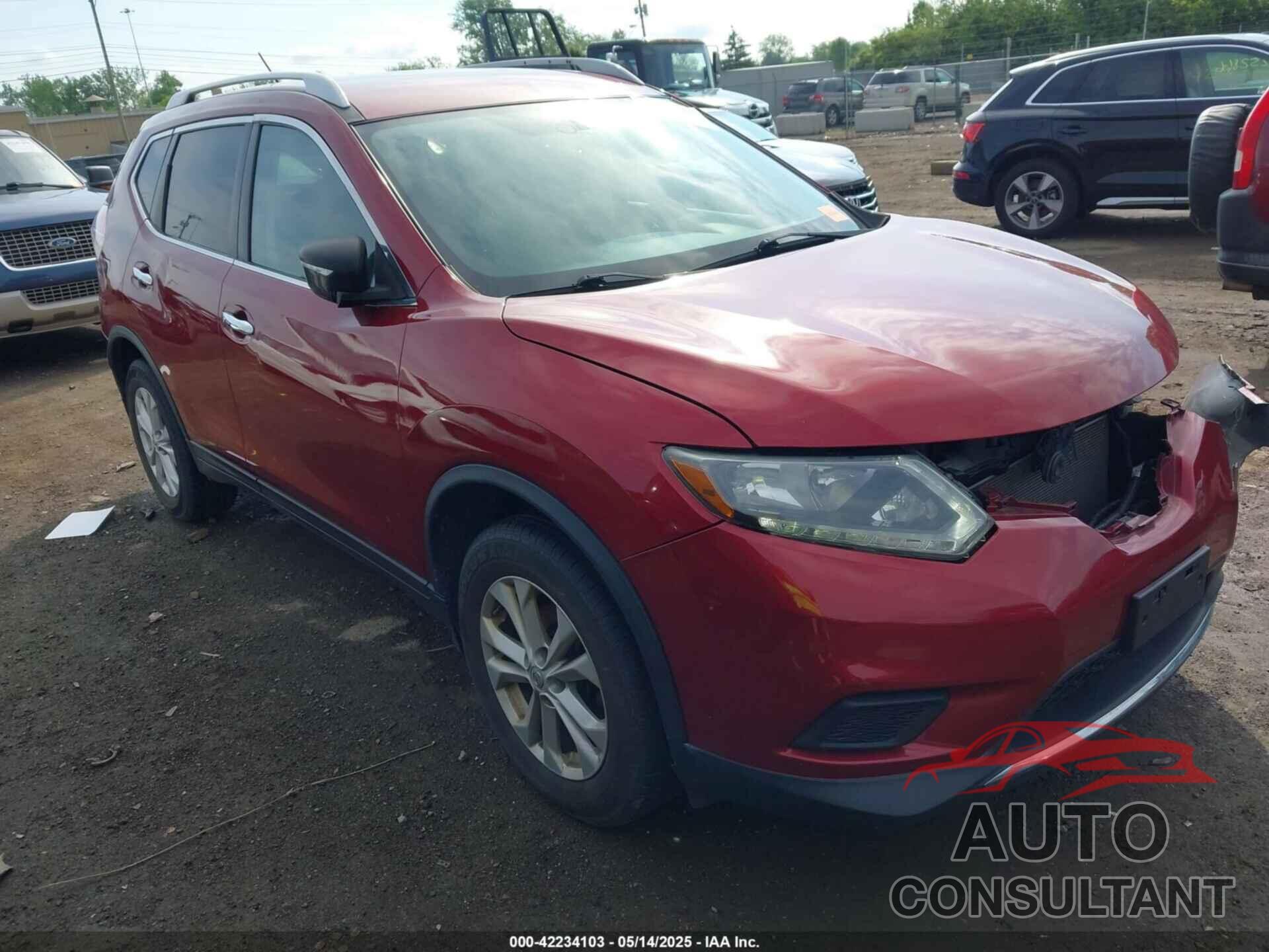 NISSAN ROGUE 2015 - KNMAT2MV8FP556473
