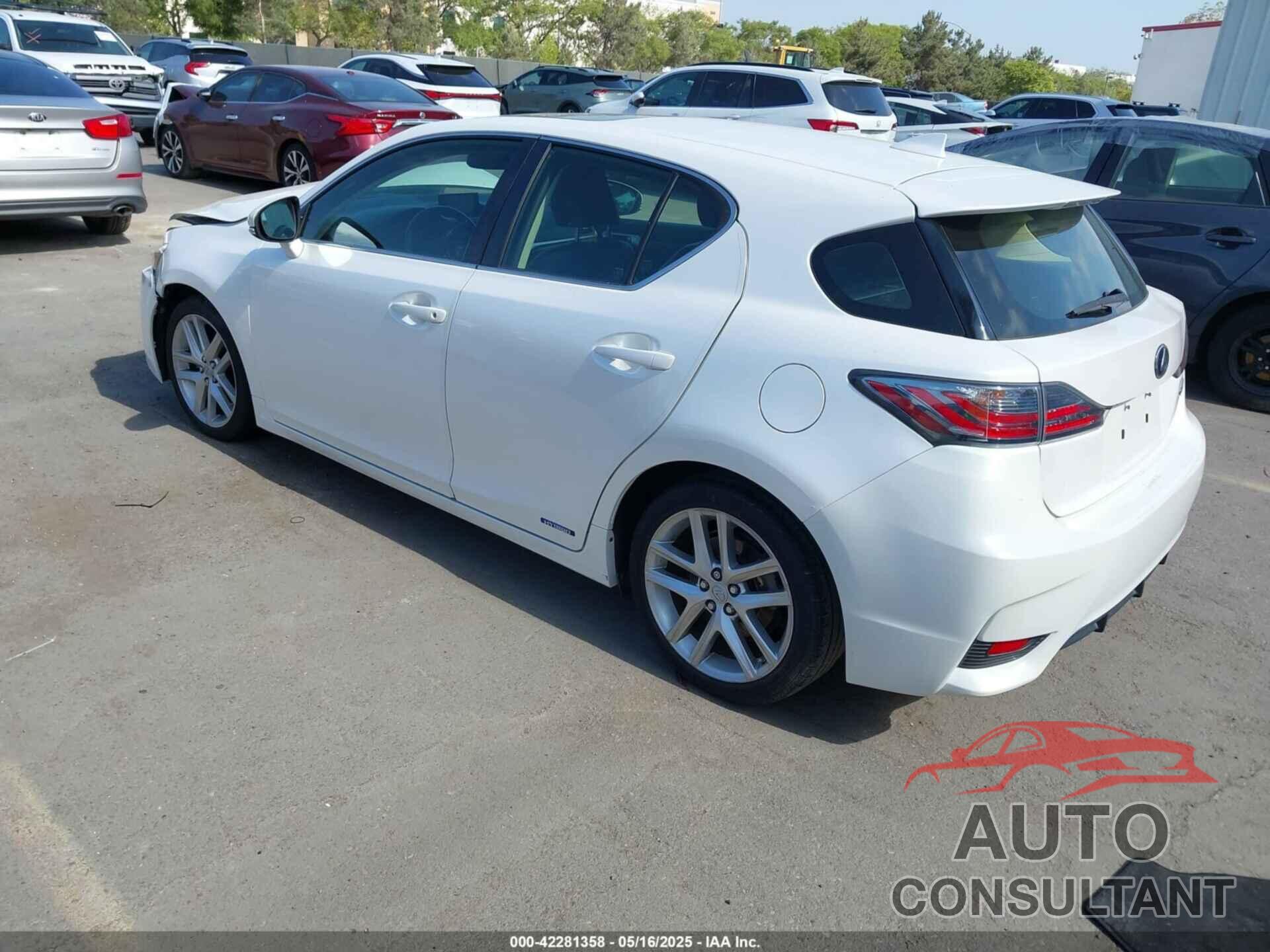 LEXUS CT 200H 2016 - JTHKD5BH2G2274942