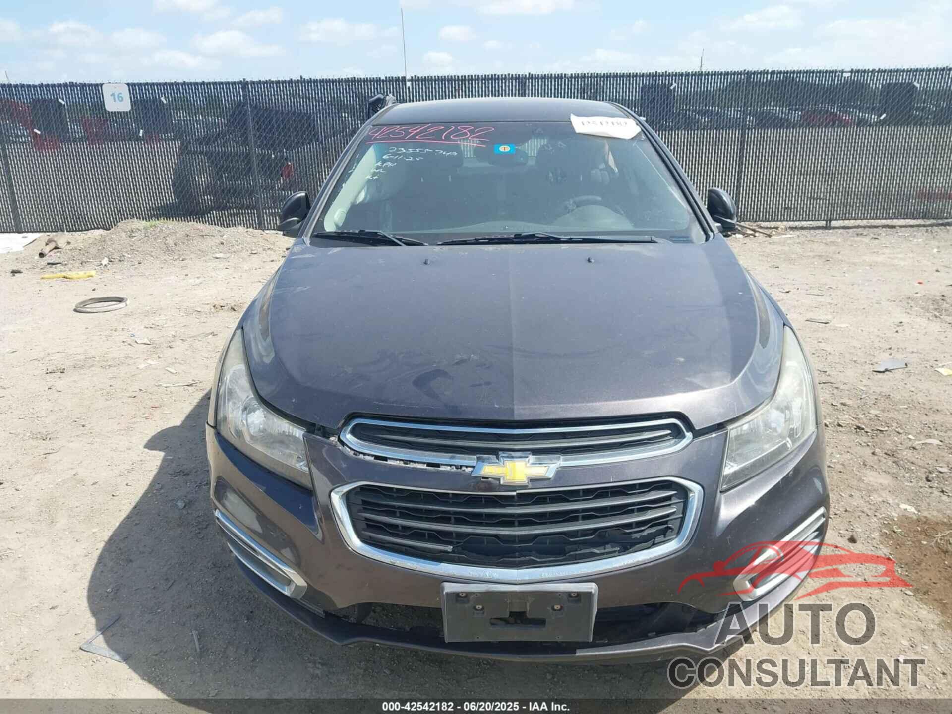 CHEVROLET CRUZE 2015 - 1G1PC5SBXF7223964