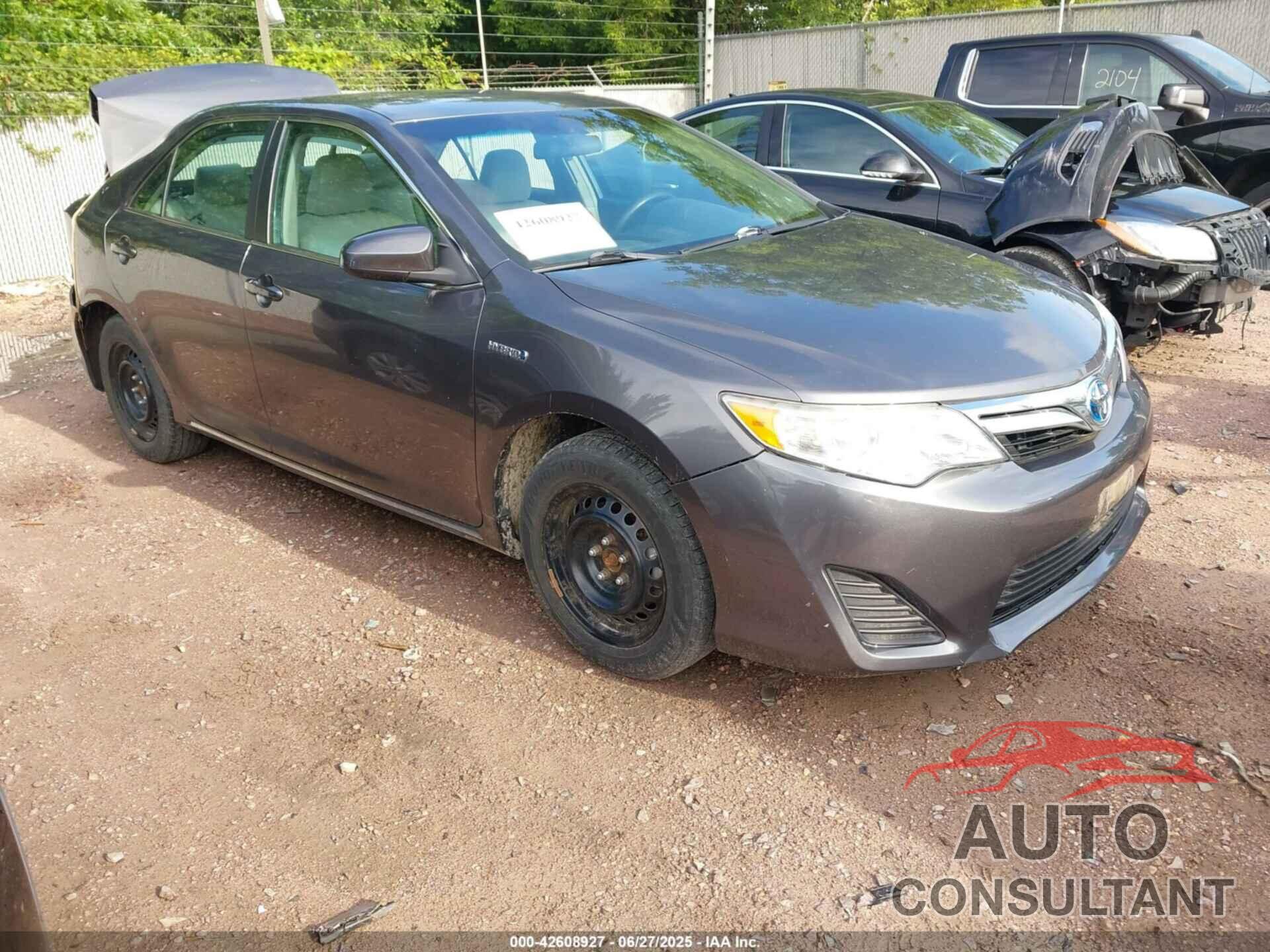 TOYOTA CAMRY HYBRID 2014 - 4T1BD1FK4EU138051