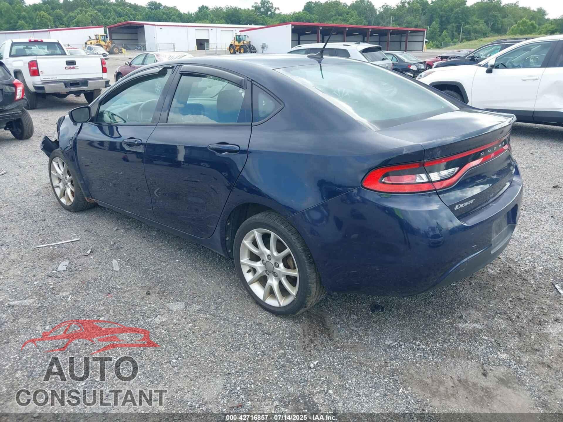 DODGE DART 2013 - 1C3CDFBA1DD231521