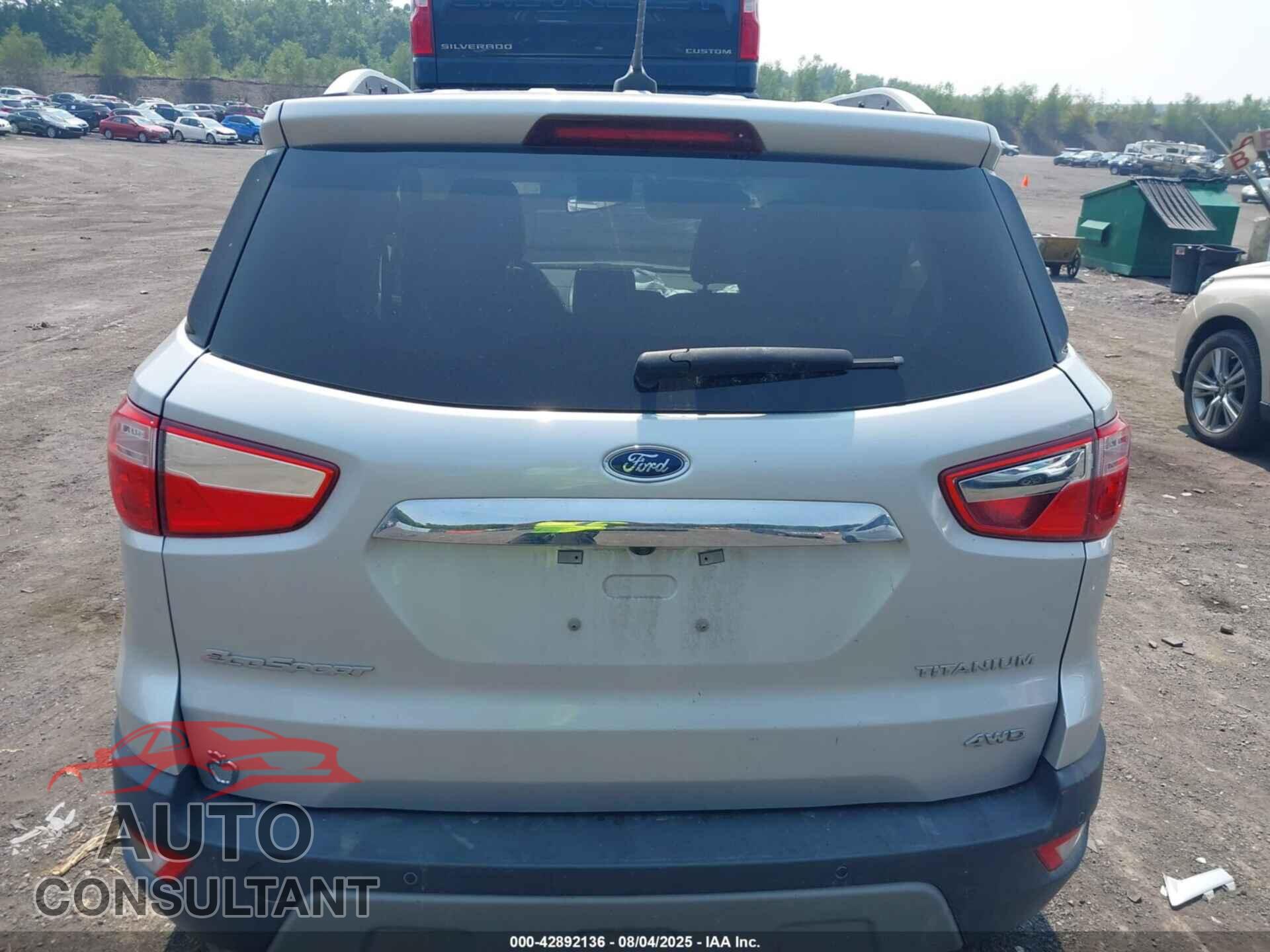 FORD ECOSPORT 2019 - MAJ6S3KL7KC283422