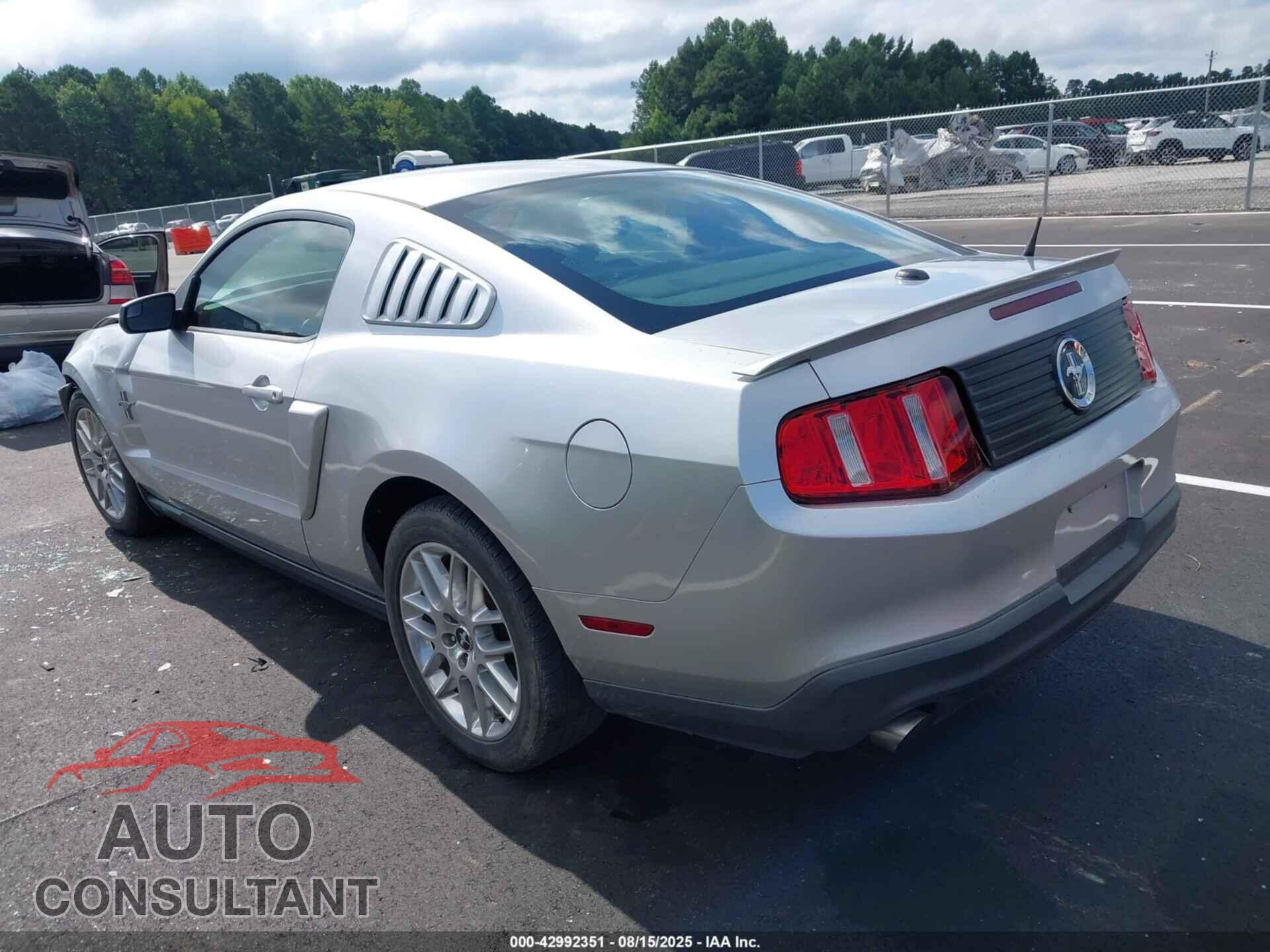 FORD MUSTANG 2012 - 1ZVBP8AM7C5264261