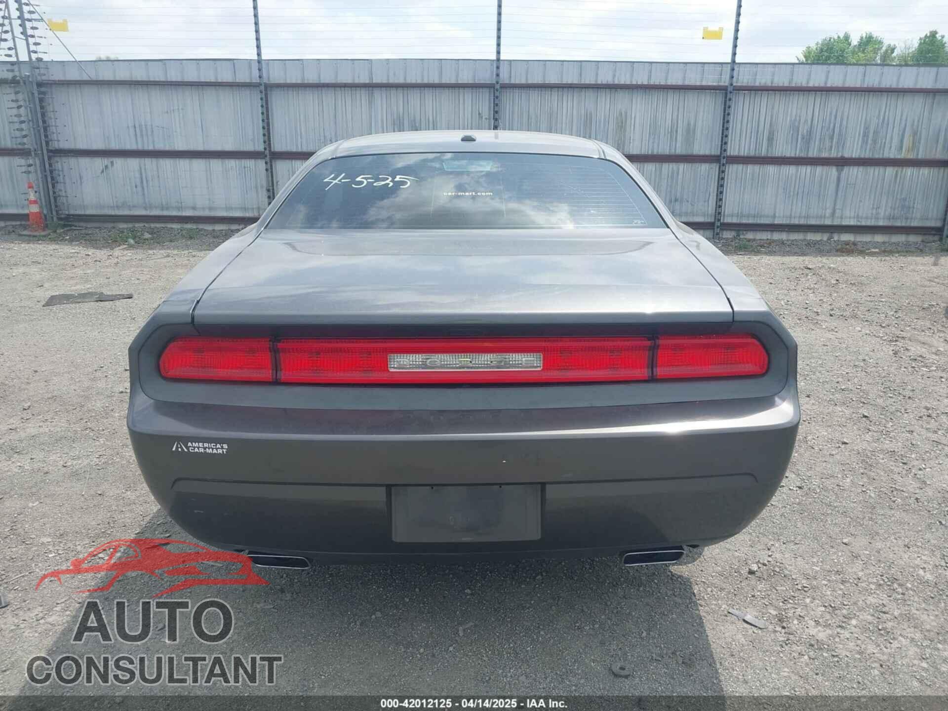 DODGE CHALLENGER 2014 - 2C3CDYAG1EH206639