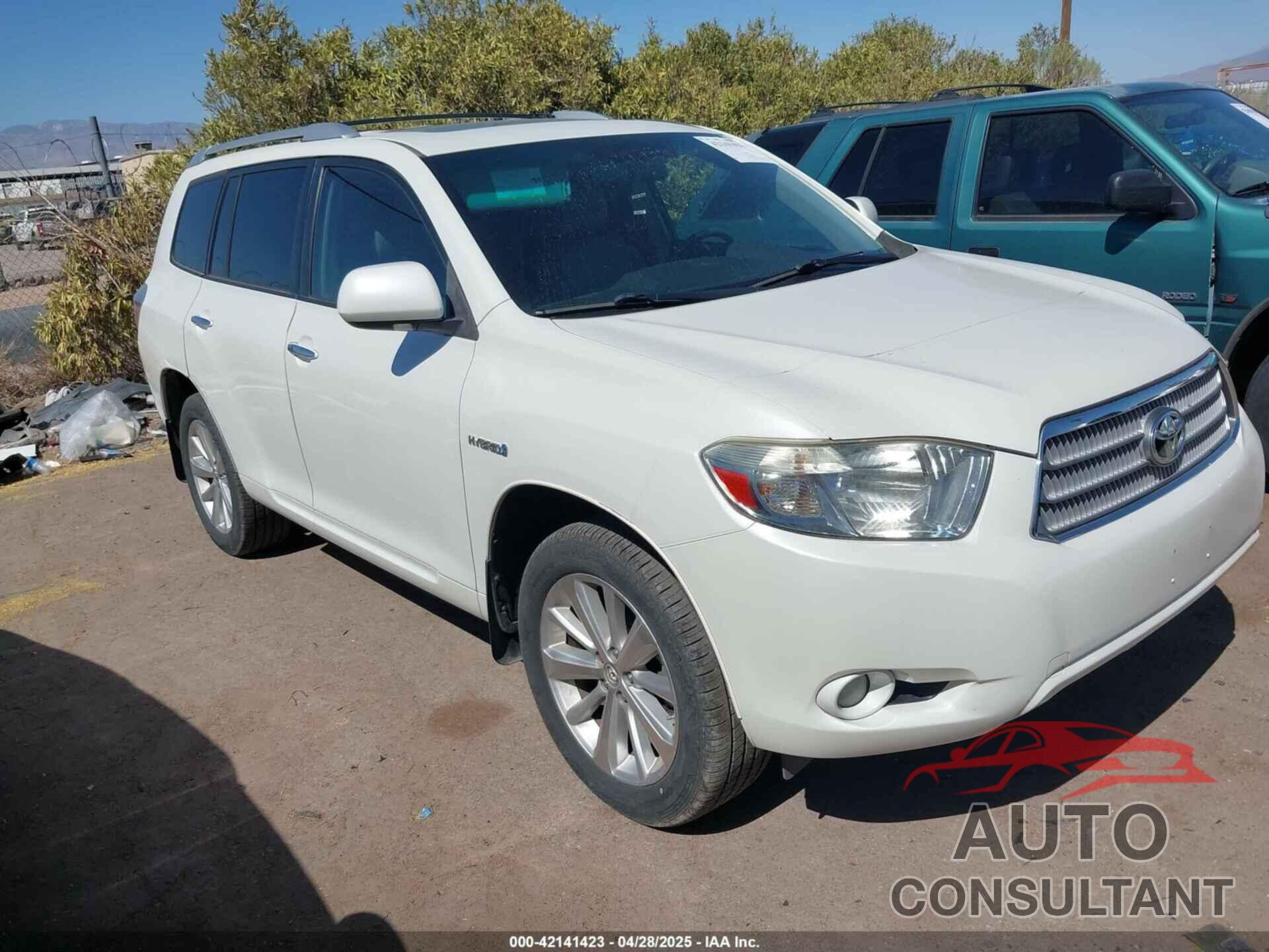 TOYOTA HIGHLANDER HYBRID 2010 - JTEJW3EH8A2046275