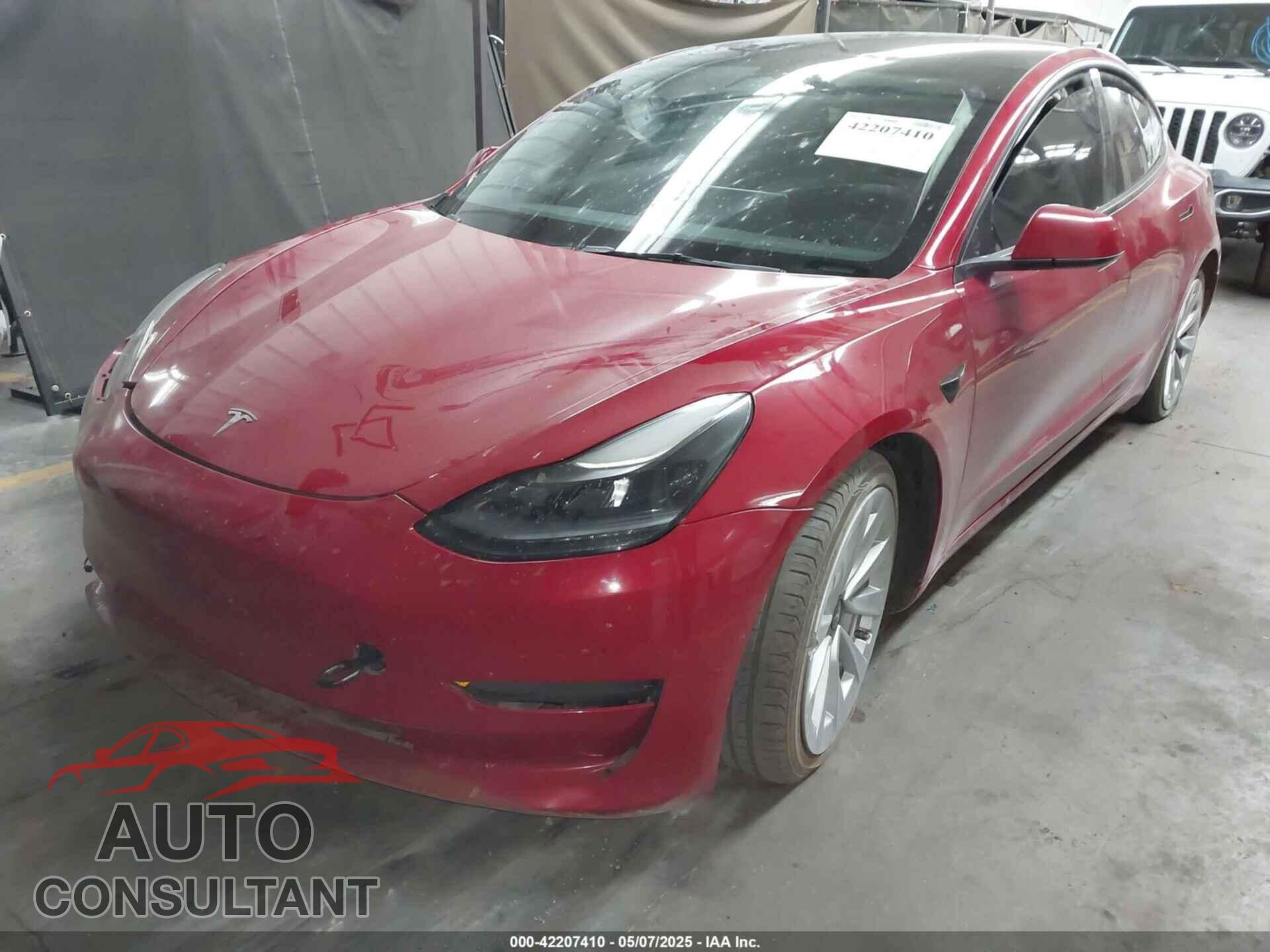 TESLA MODEL 3 2022 - 5YJ3E1EA8NF188927