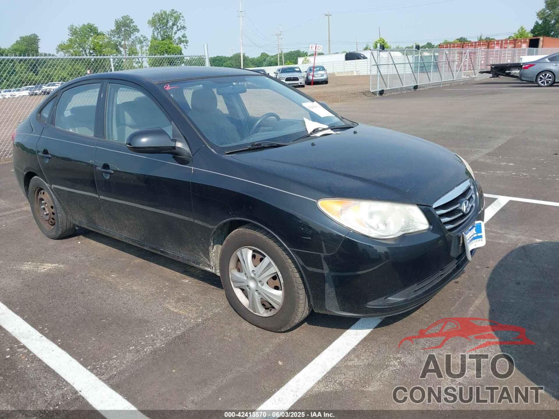 HYUNDAI ELANTRA 2010 - KMHDU4AD6AU181044