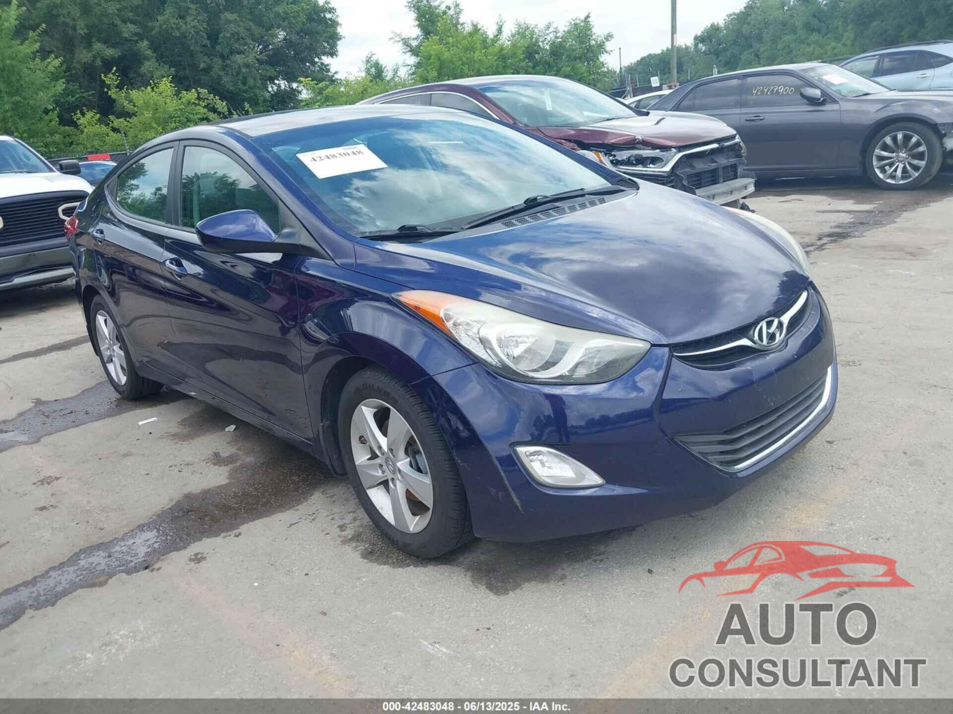HYUNDAI ELANTRA 2013 - 5NPDH4AE2DH421920
