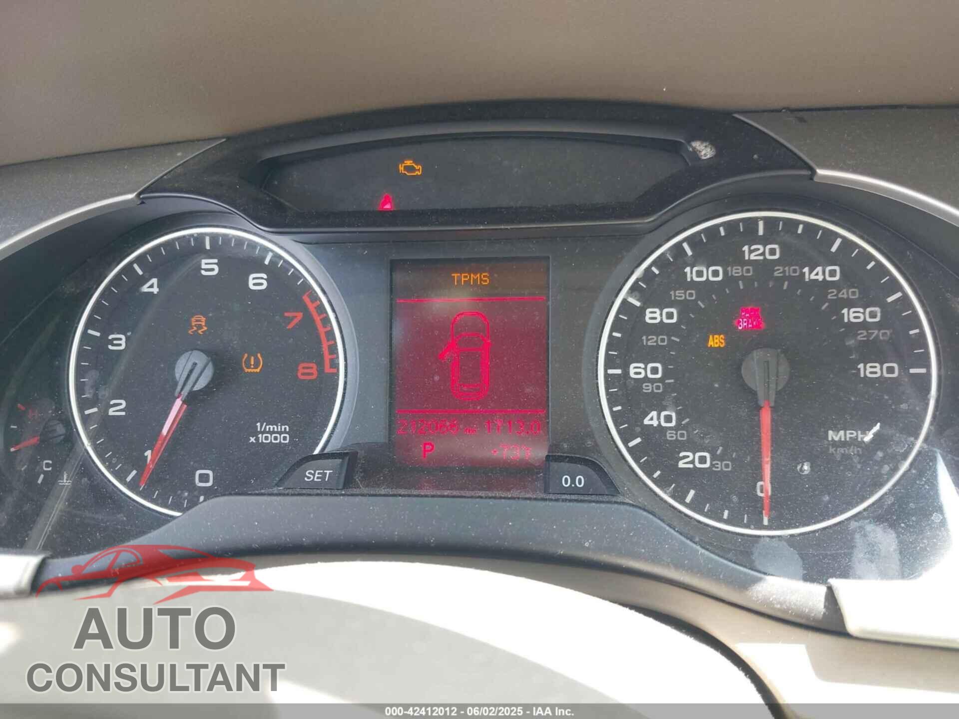 AUDI A4 2012 - WAUSFAFL1CA113935