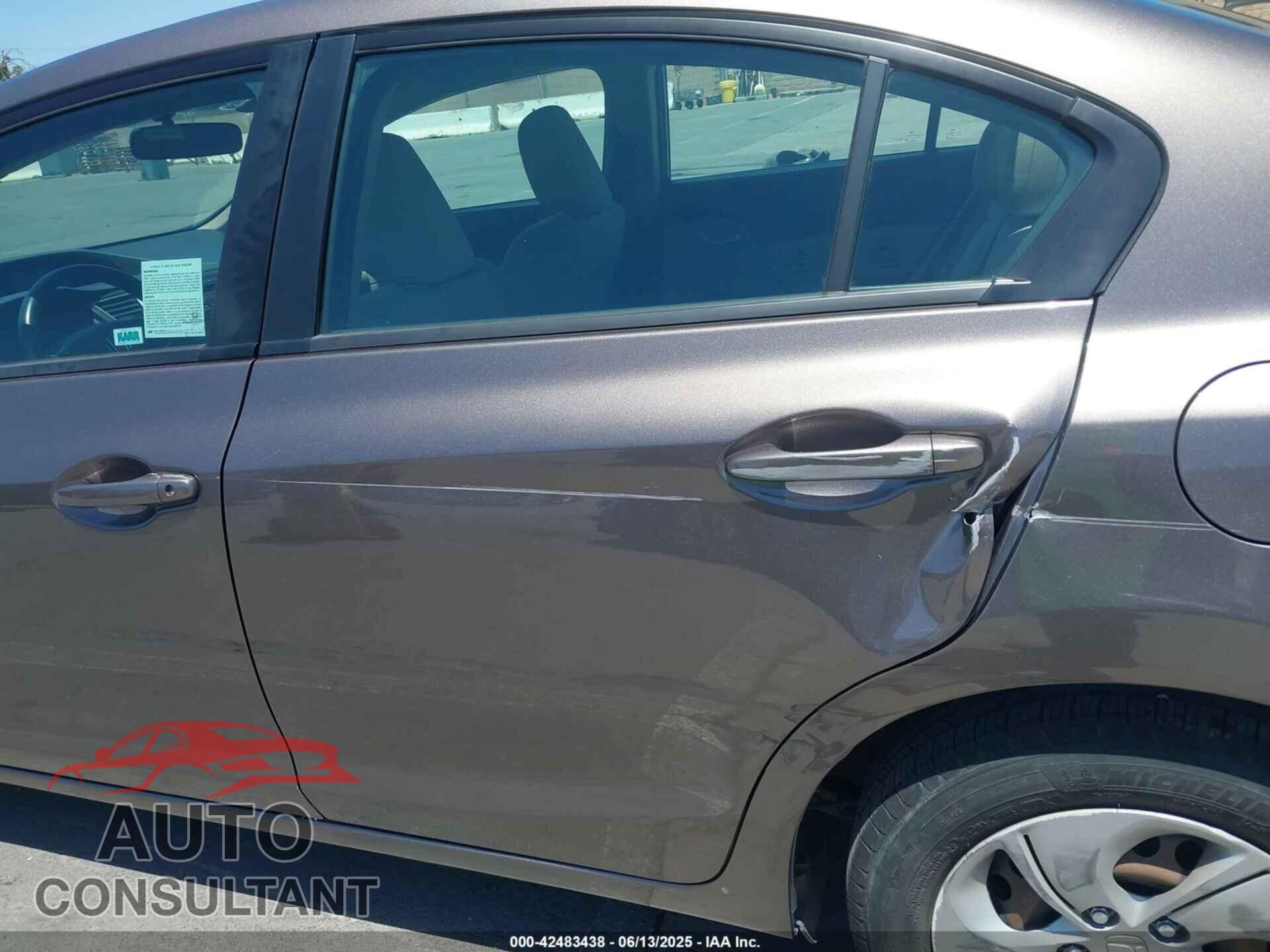 HONDA CIVIC 2015 - 19XFB2F51FE701309