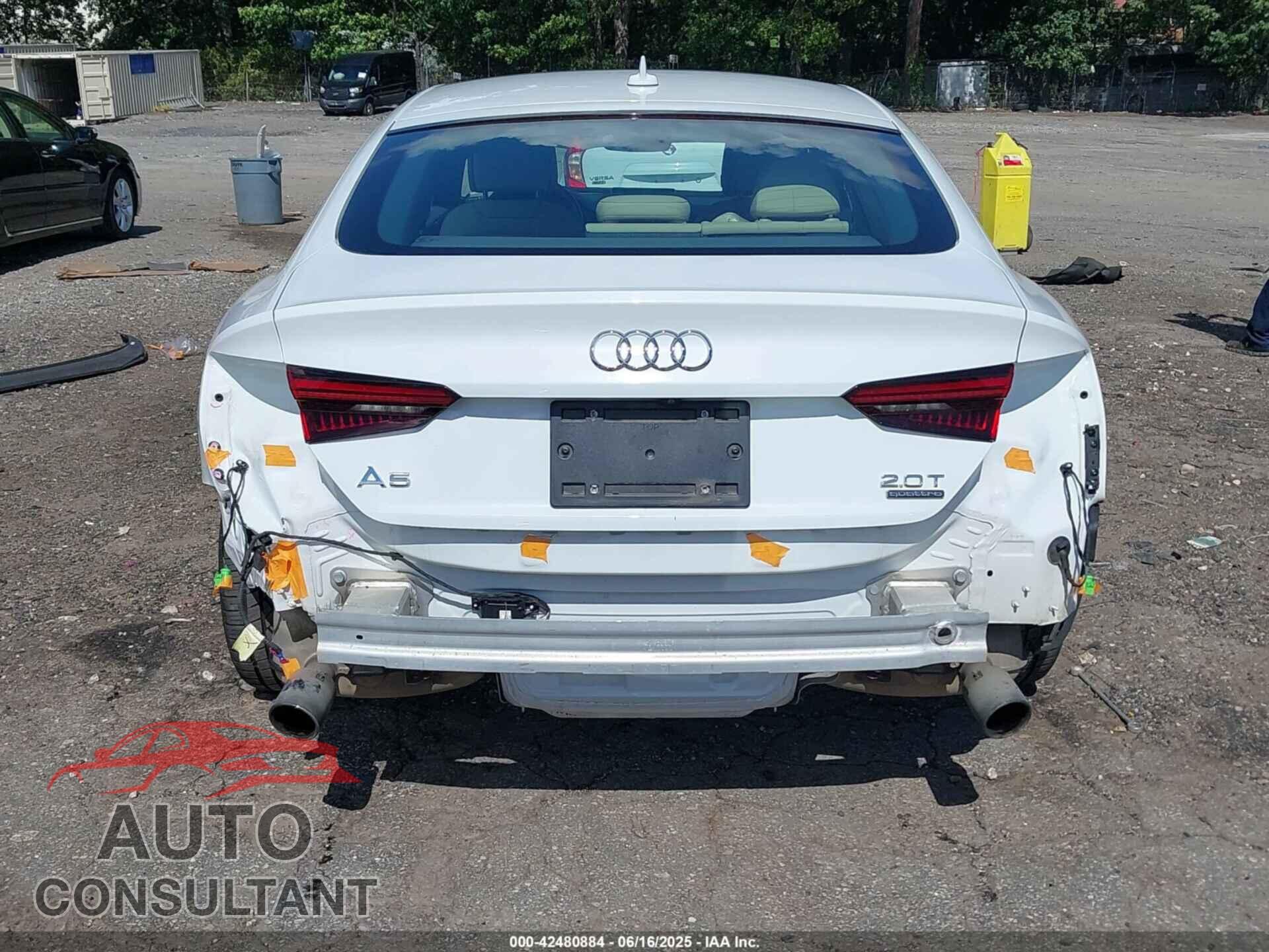 AUDI A5 2018 - WAUBNCF5XJA013278