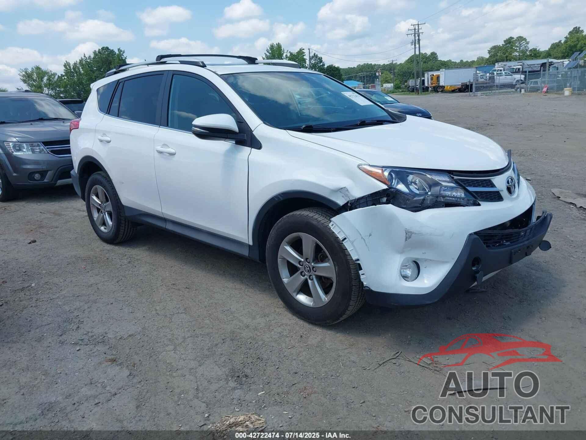 TOYOTA RAV4 2015 - 2T3WFREV1FW193023
