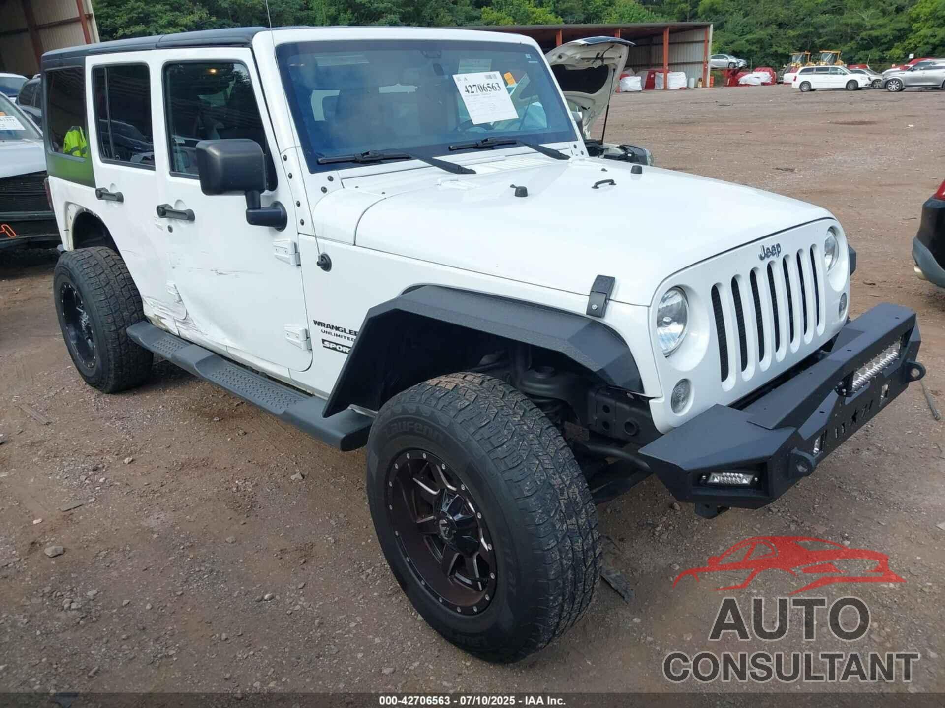 JEEP WRANGLER UNLIMITED 2015 - 1C4HJWDG1FL676216