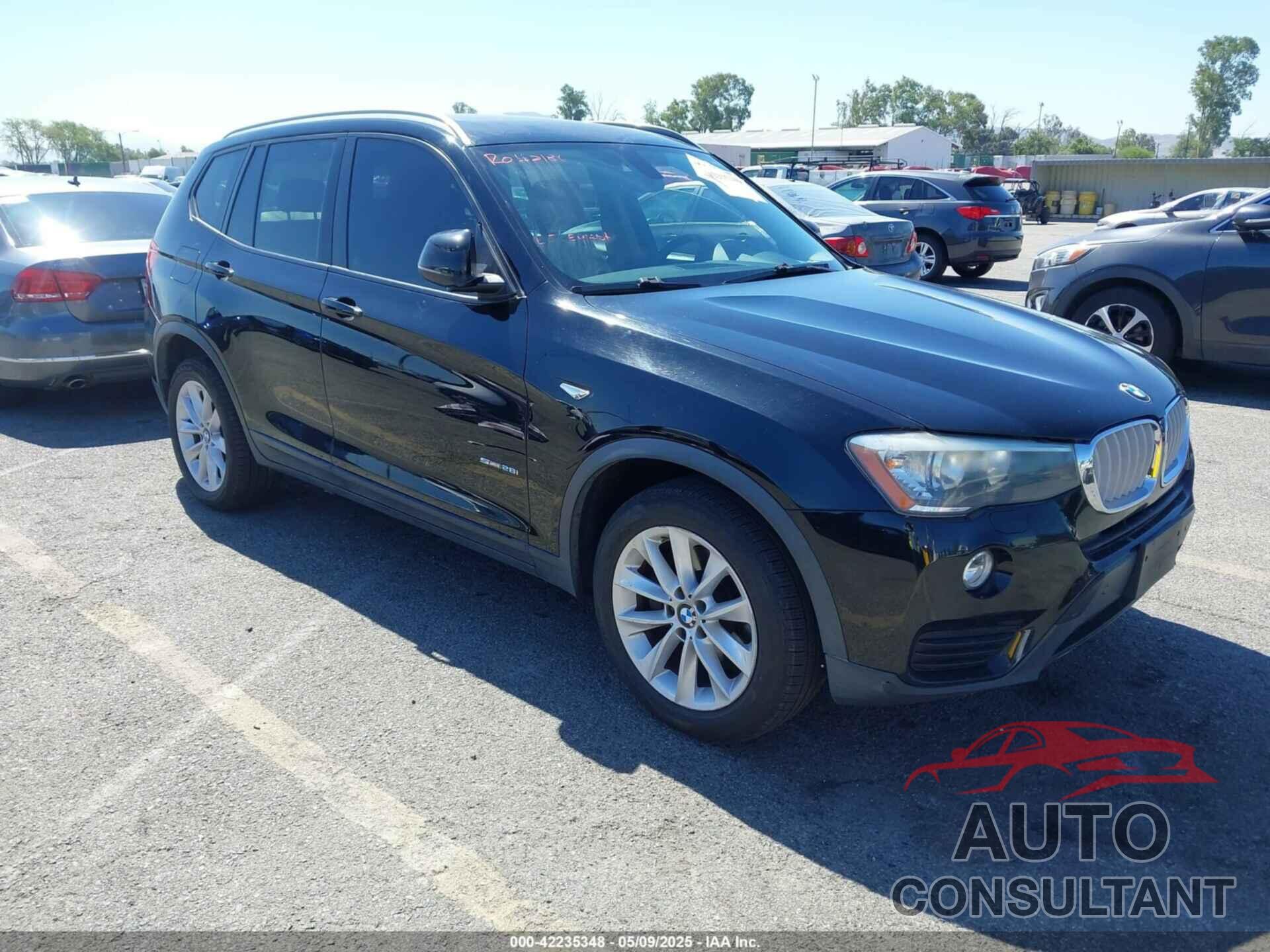 BMW X3 2016 - 5UXWZ7C5XG0R32120